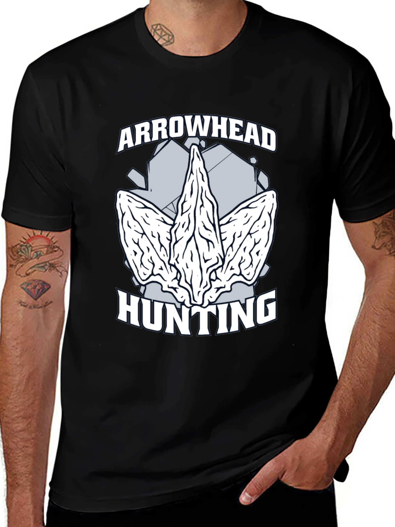 Variant 6 of Arrowhead Hunting T-Shirt - Digging Relics