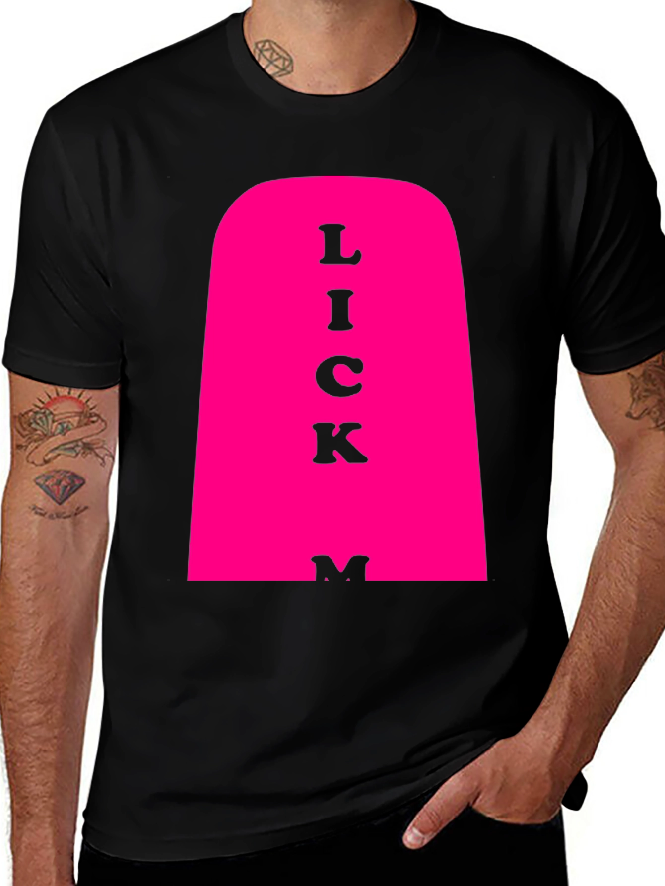 Variant 16 of Lick Me Graphic T-Shirt - Adult Humor Tee