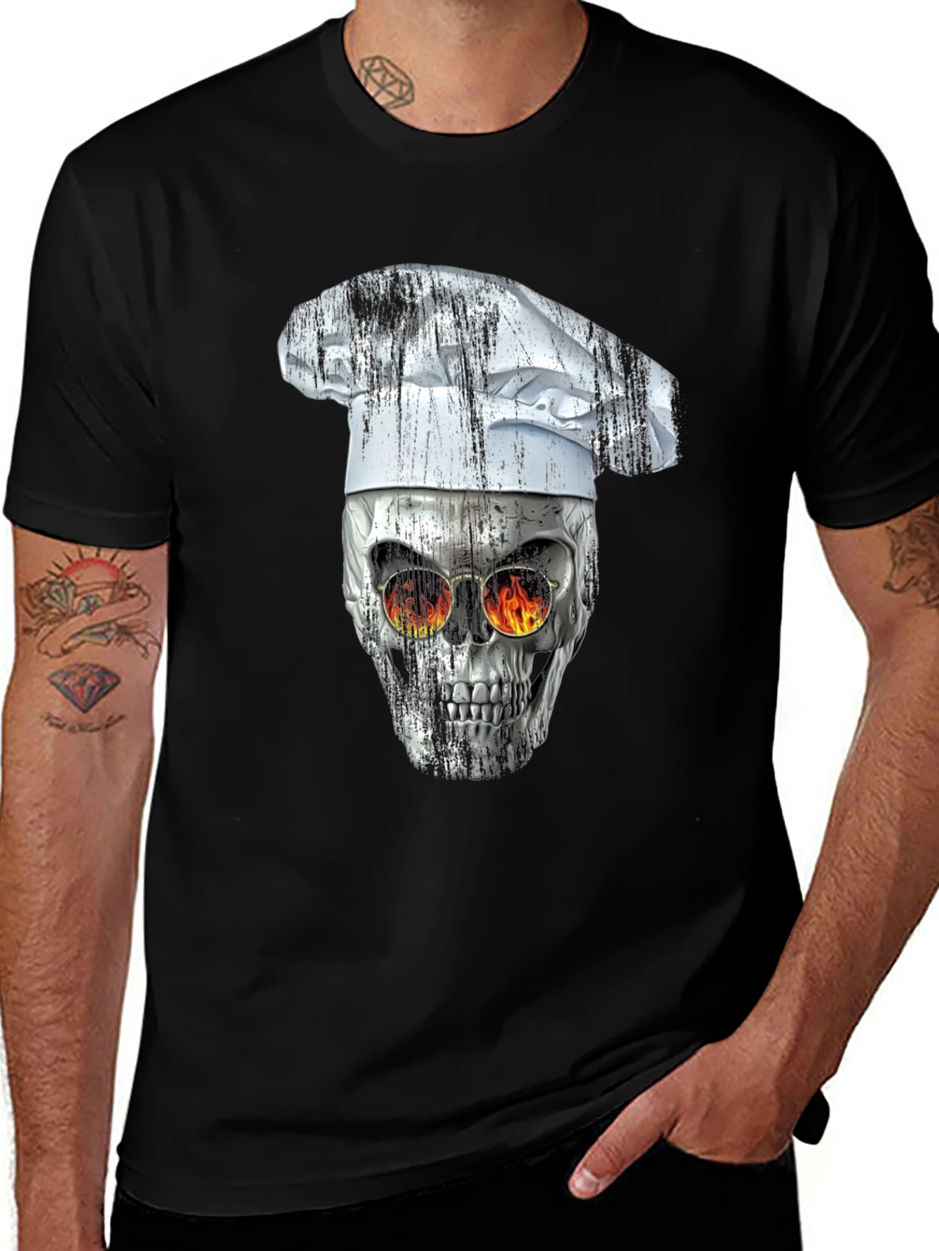 Variant 3 of Skull Chef T-Shirt