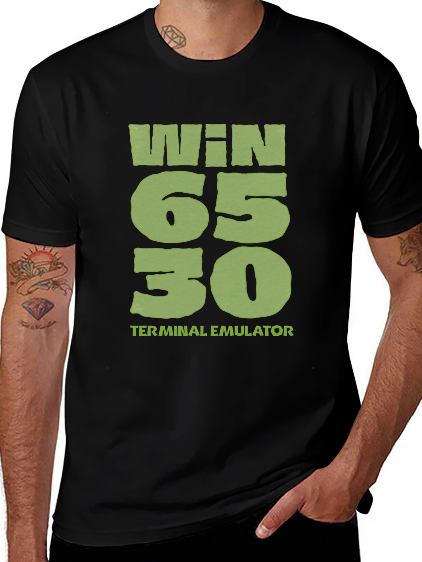 Variant 27 of WIN 6530 Terminal Emulator Graphic Tee - Classic Retro Style