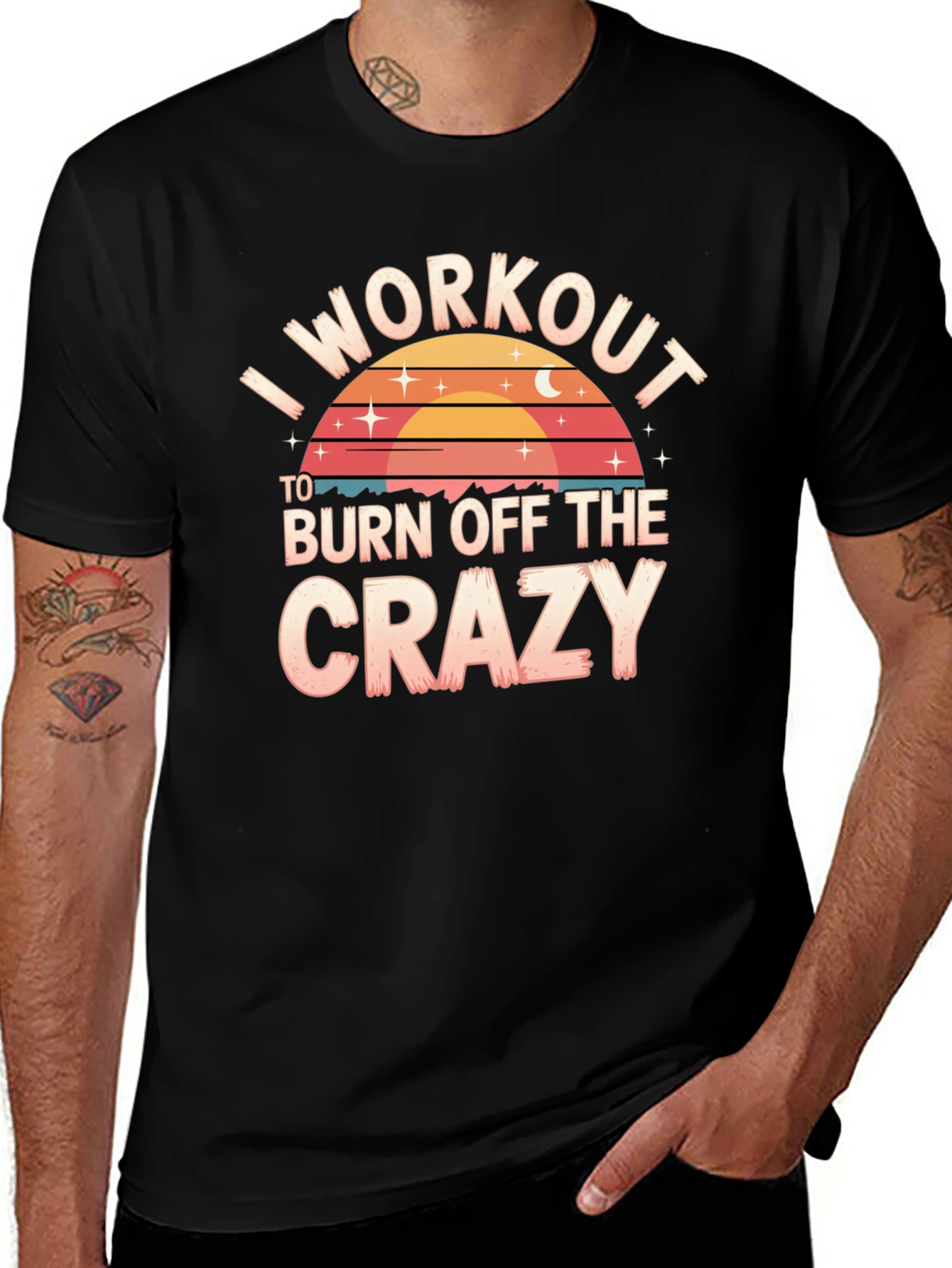 Variant 14 of Workout to Burn Crazy Tee