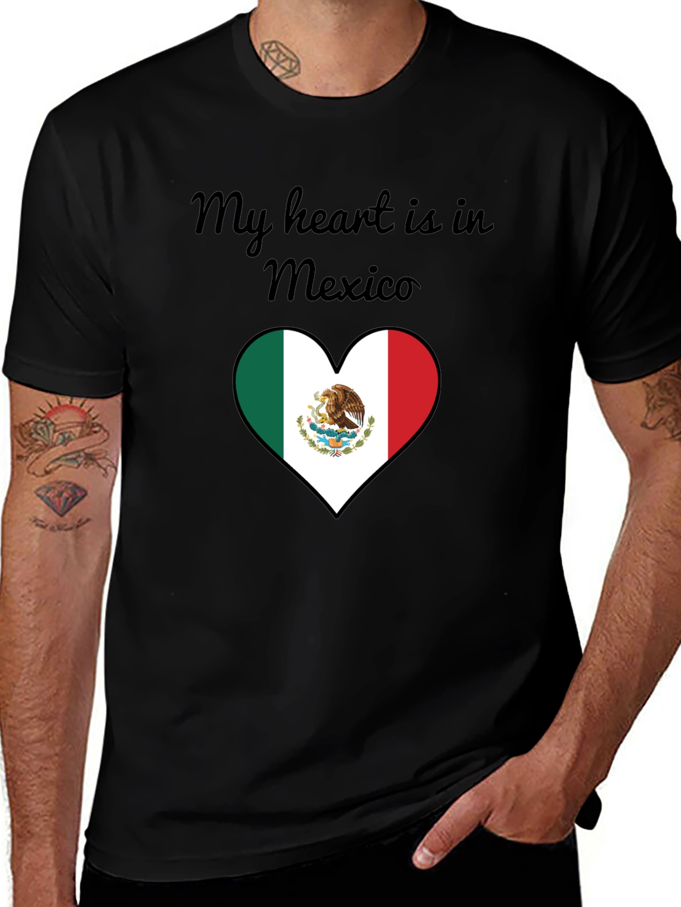 Variant 27 of My Heart is in Mexico T-Shirt