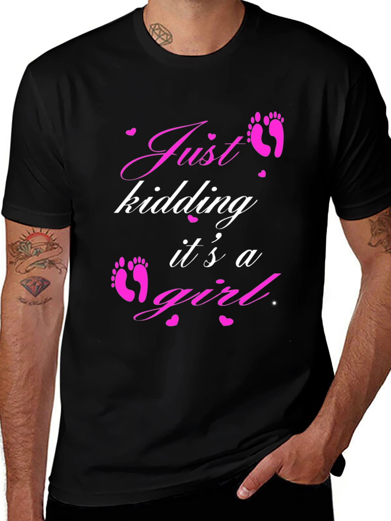 Variant 7 of Just Kidding It's a Girl T-Shirt
