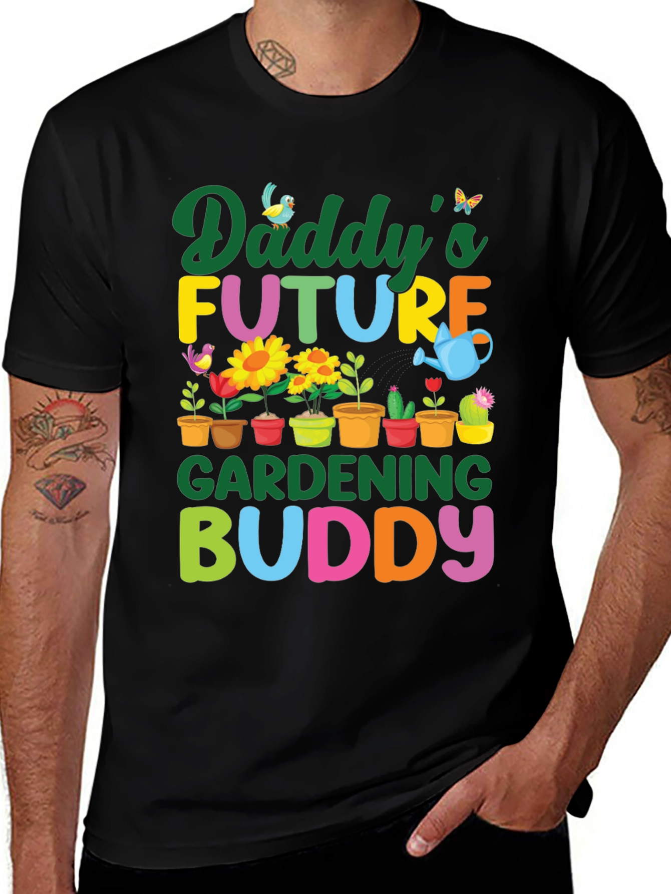 Variant 3 of Daddy's Future Gardening Buddy T-Shirt