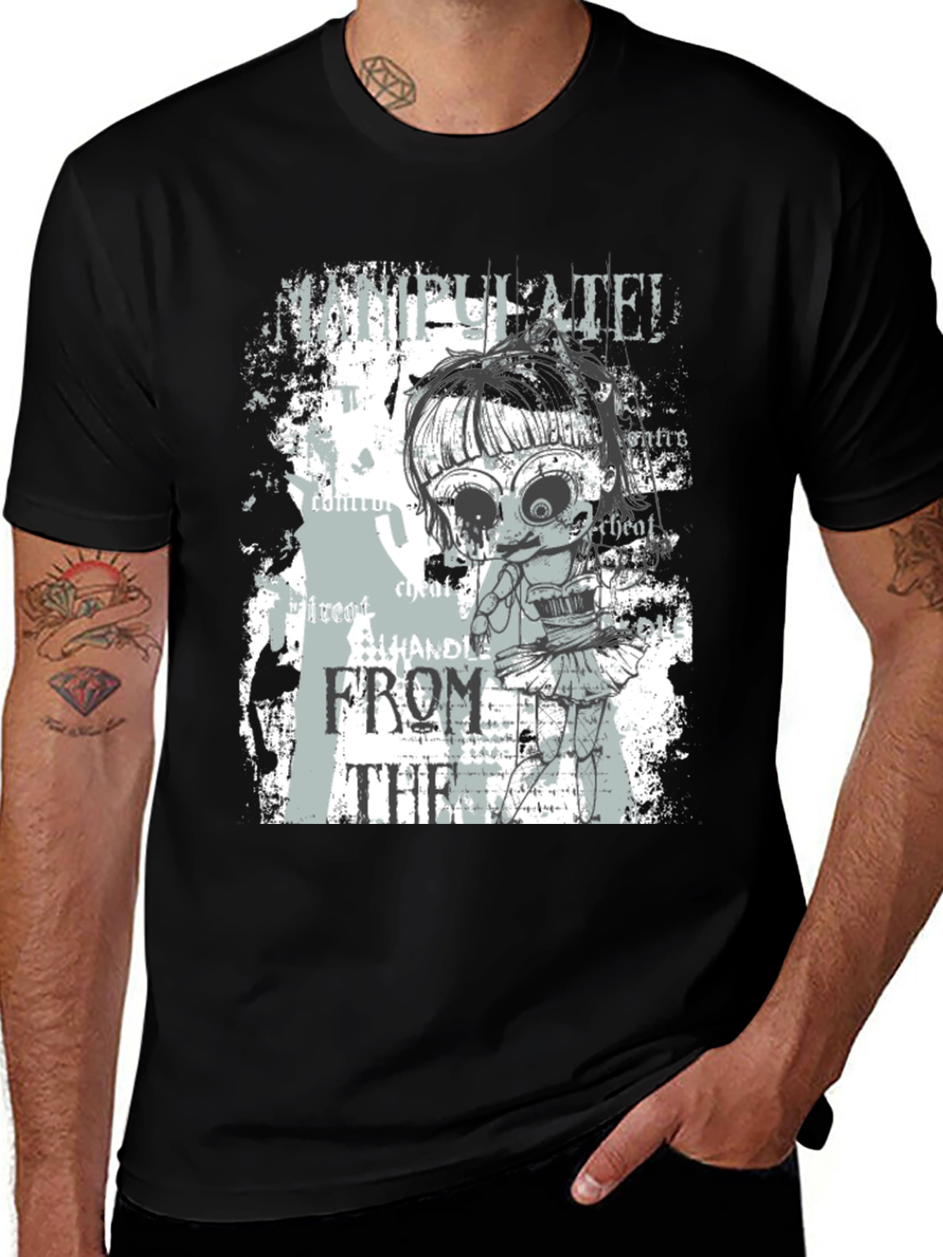 Variant 12 of Dark Graphic Print T-Shirt