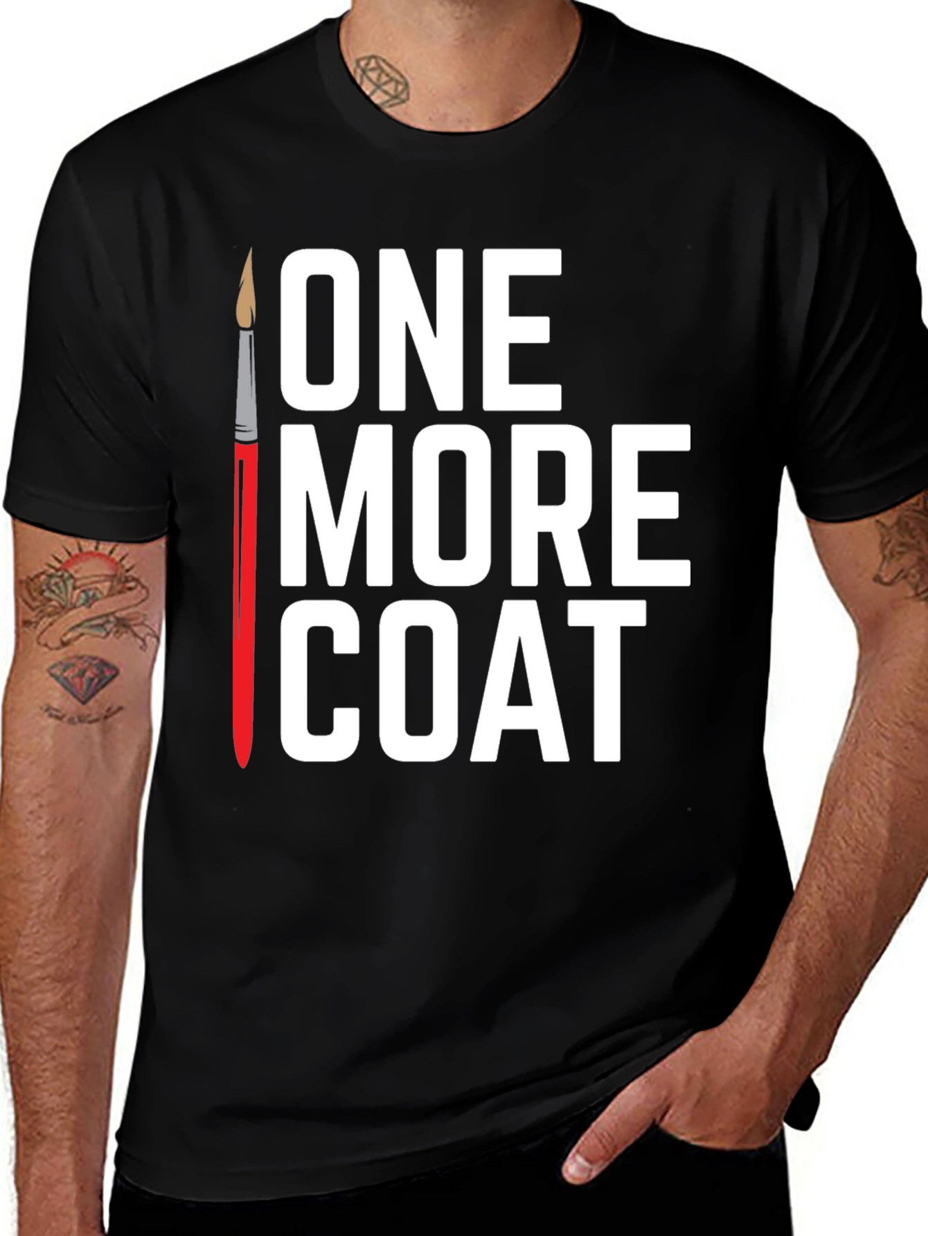 Variant 21 of One More Coat T-Shirt - Painter's Tee