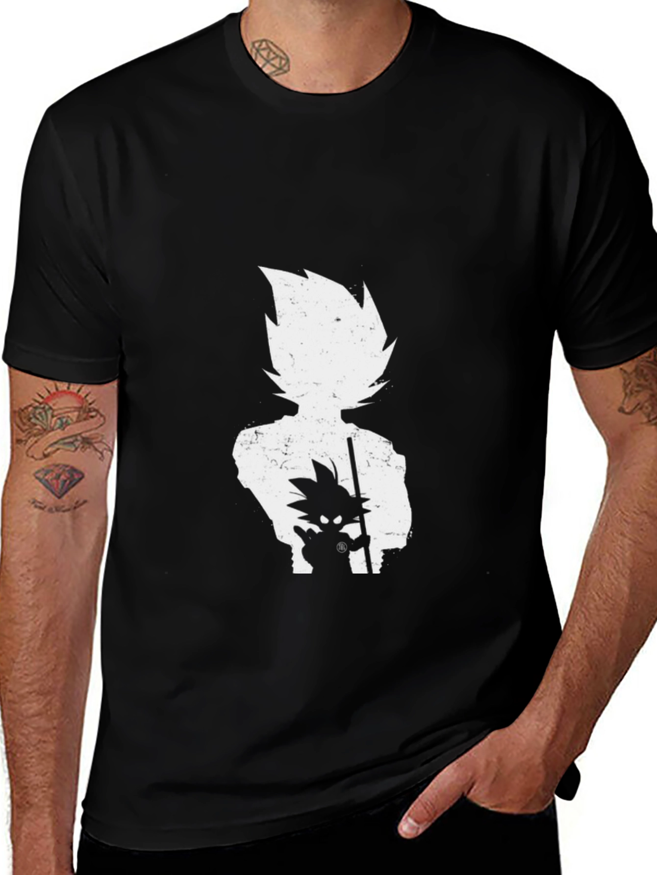 Variant 13 of Anime Silhouette Graphic T-Shirt