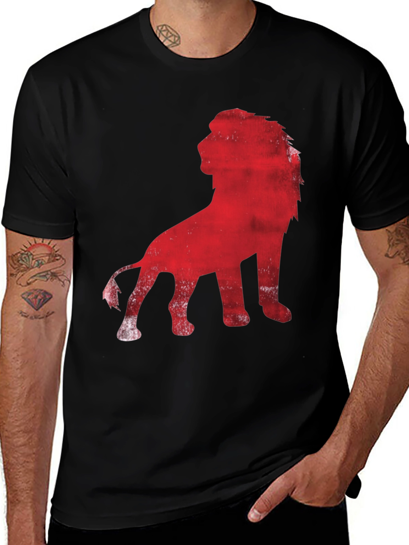 Variant 23 of Red Lion Graphic Print T-Shirt