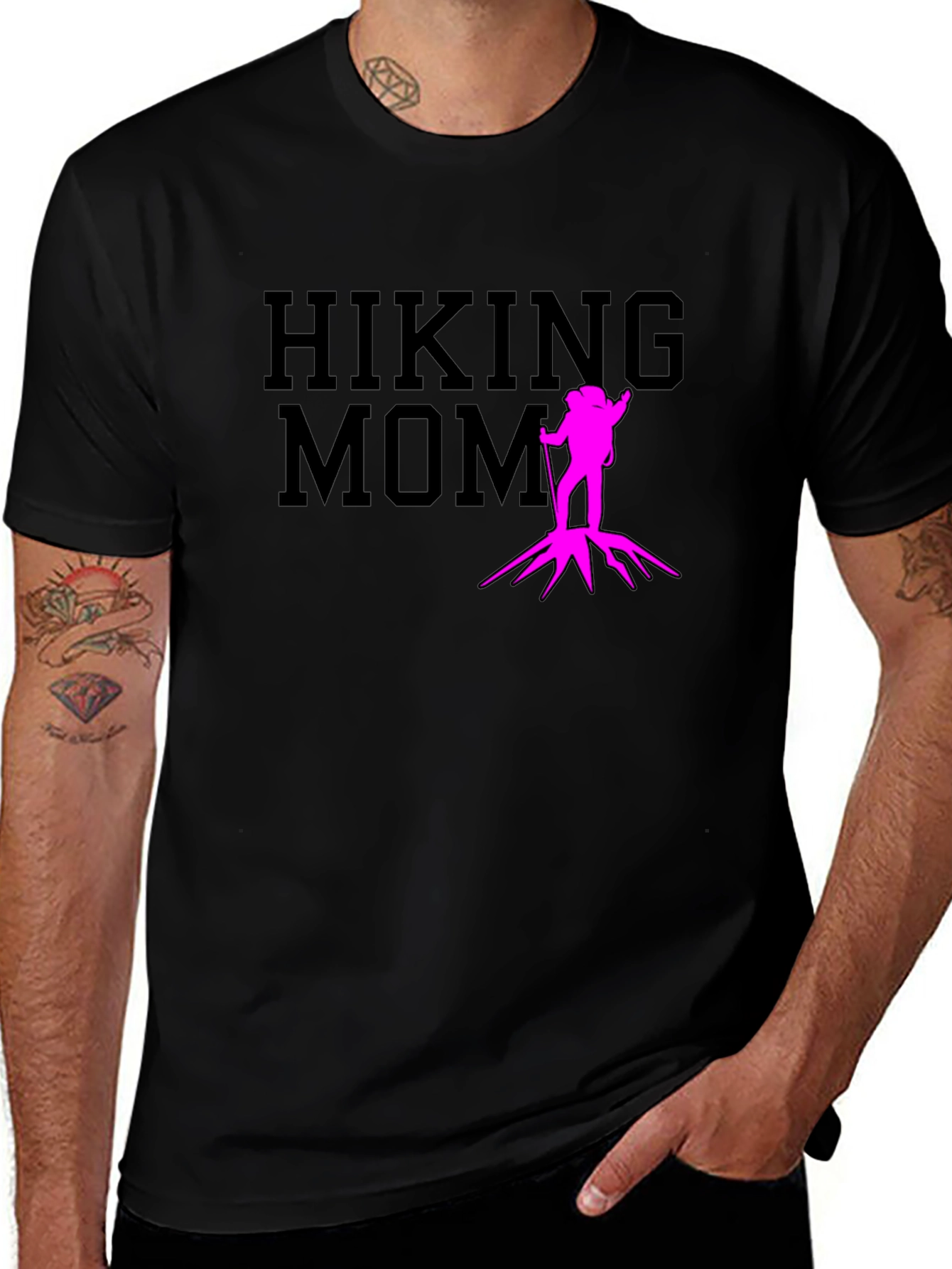 Variant 13 of Hiking Mom Graphic T-Shirt