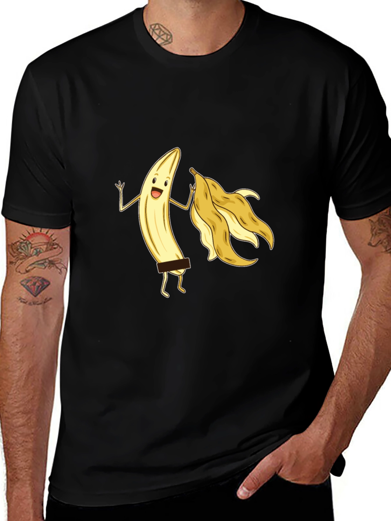 Variant 25 of Funny Banana Peeling T-Shirt