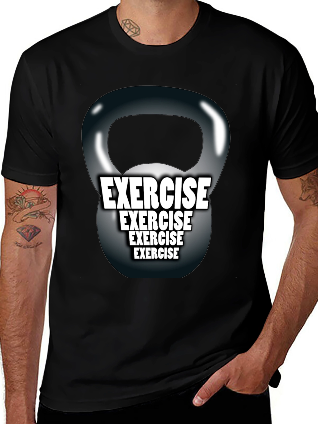 Variant 17 of Exercise Kettlebell Graphic Tee