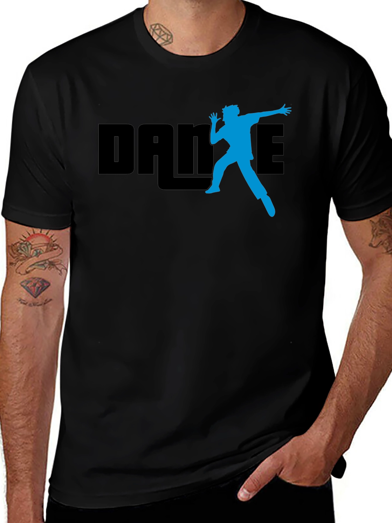 Variant 25 of Dance Silhouette Black T-Shirt
