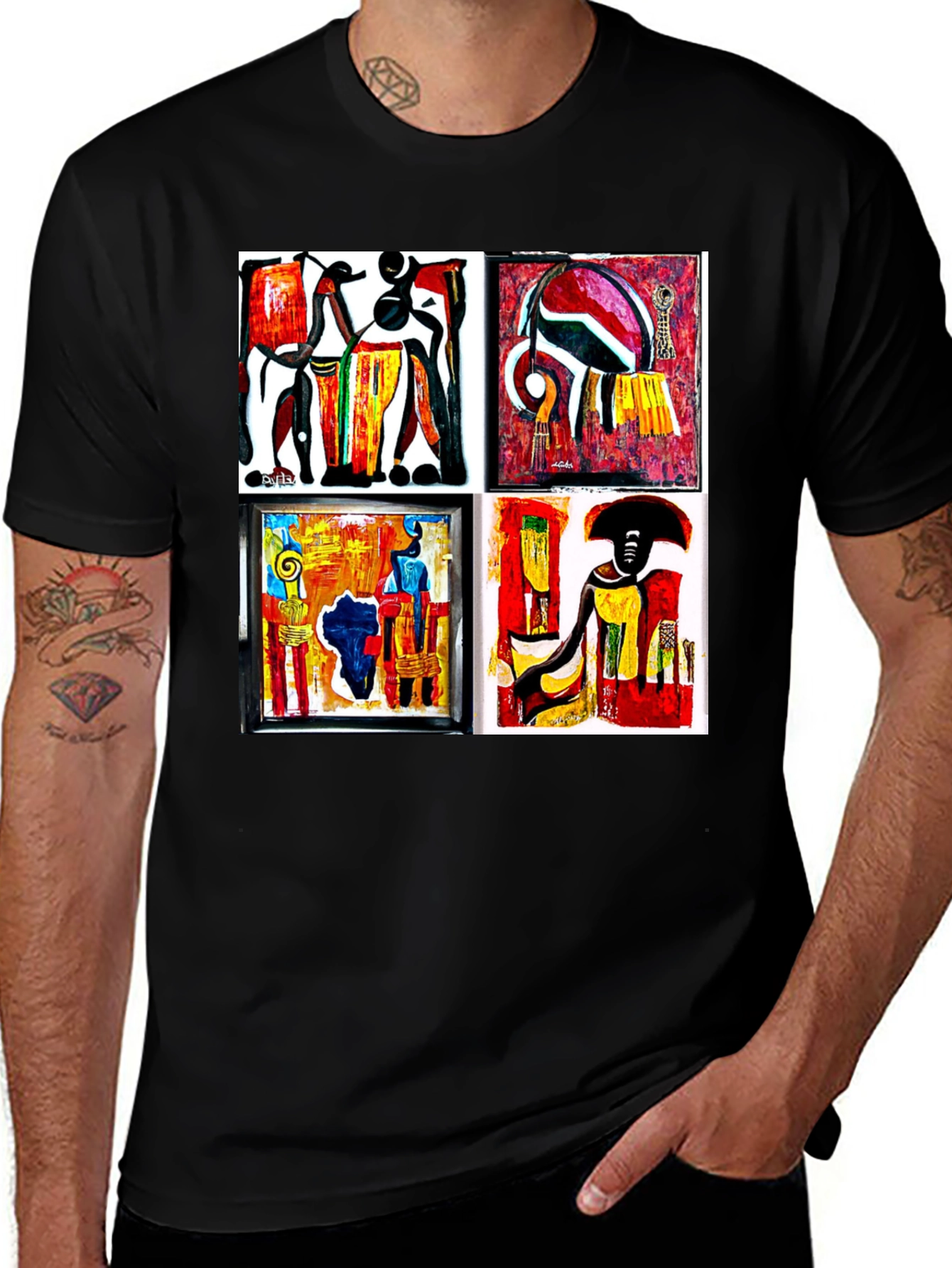 Variant 30 of Abstract Art T-Shirt - Unique Graphic Tee
