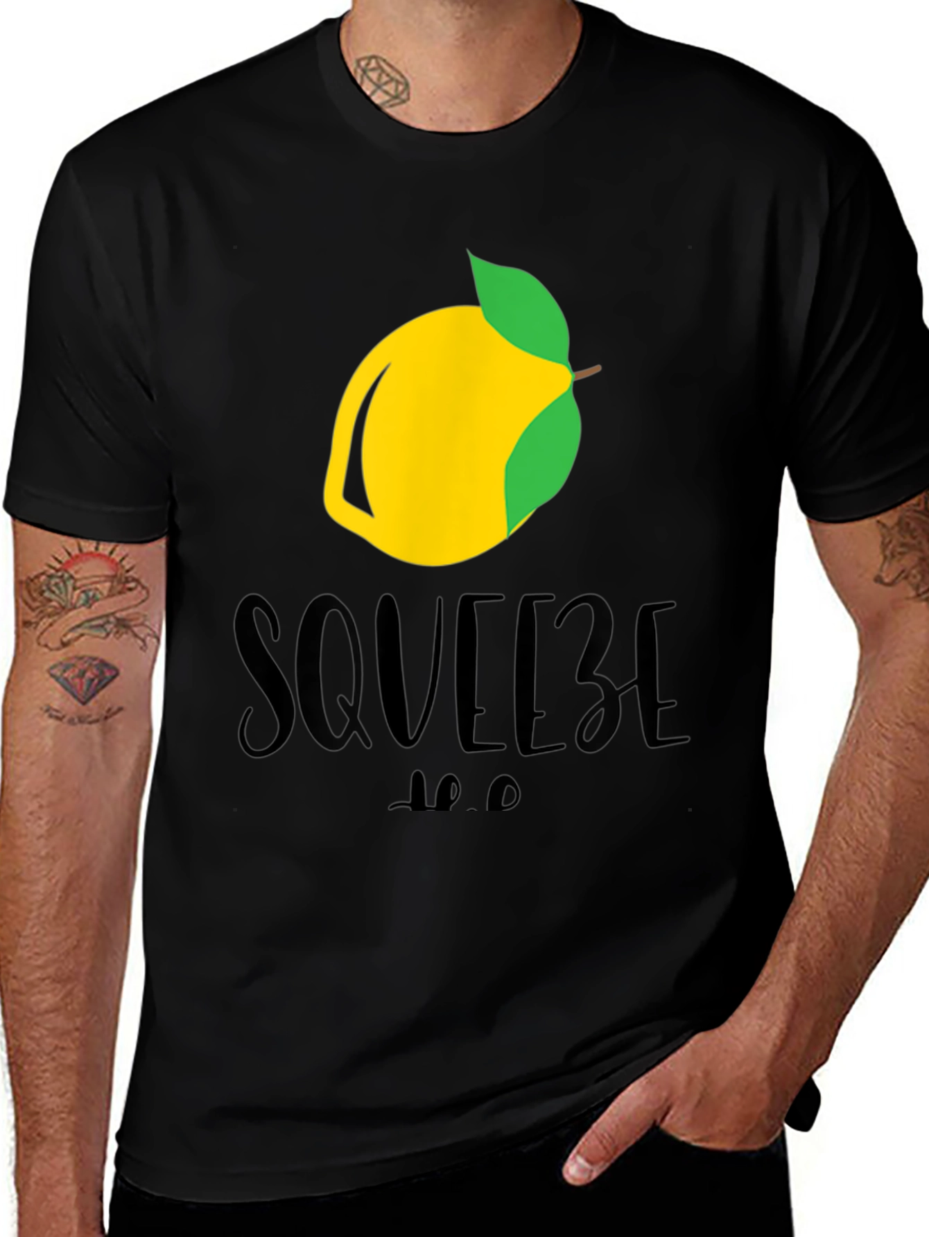 Variant 7 of Squeeze Lemon Graphic Tee - Stylish Unisex T-Shirt