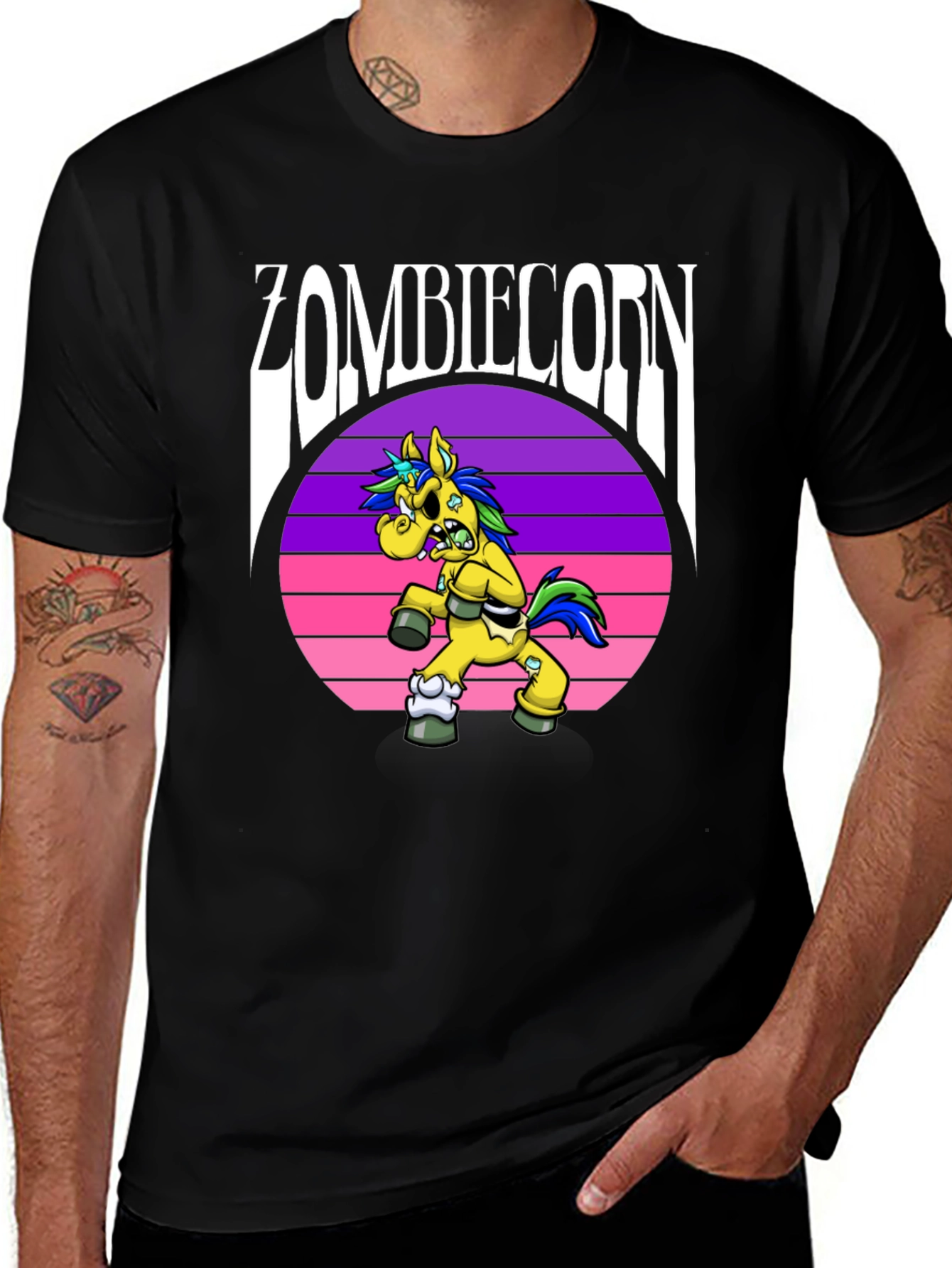 Variant 13 of Zombiecorn T-Shirt - Fun Graphic Tee