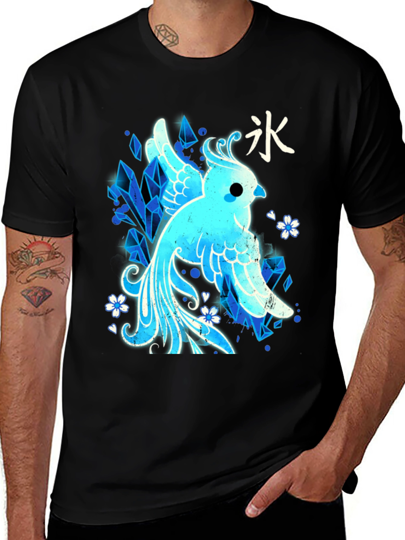 Variant 30 of Ice Bird Graphic Tee - Cool Design