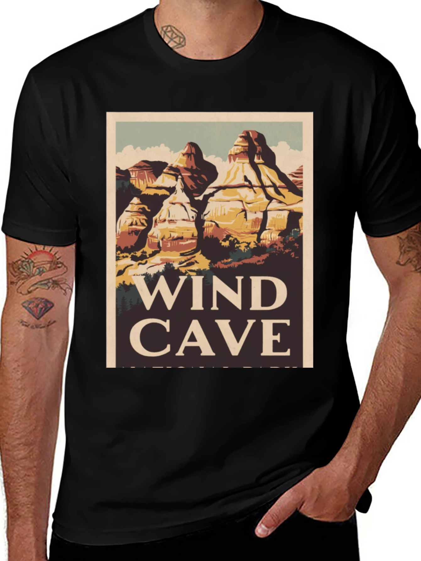 Variant 29 of Wind Cave National Park Graphic T-Shirt