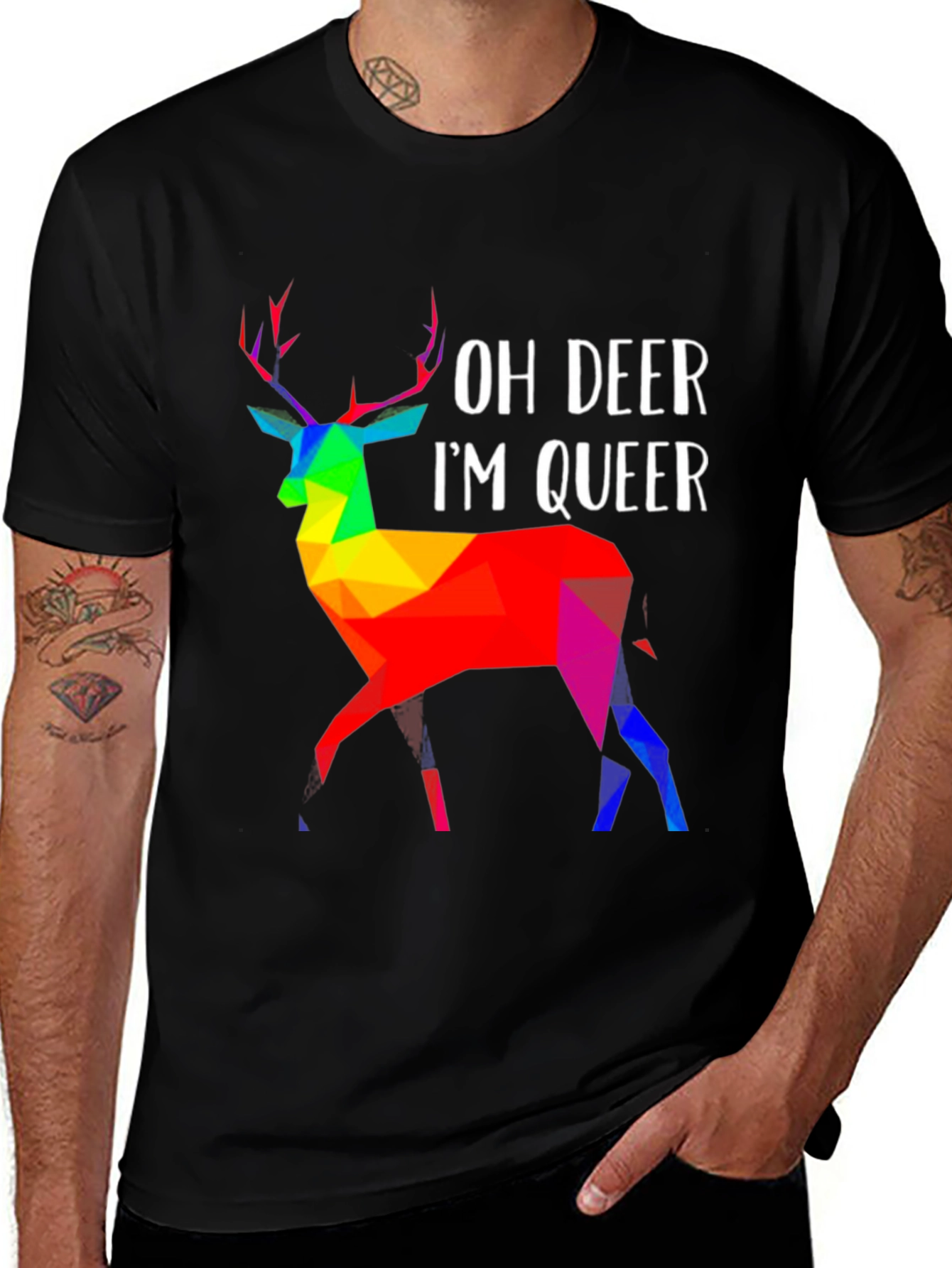 Oh Deer I'm Queer LGBTQ+ Pride T-Shirt