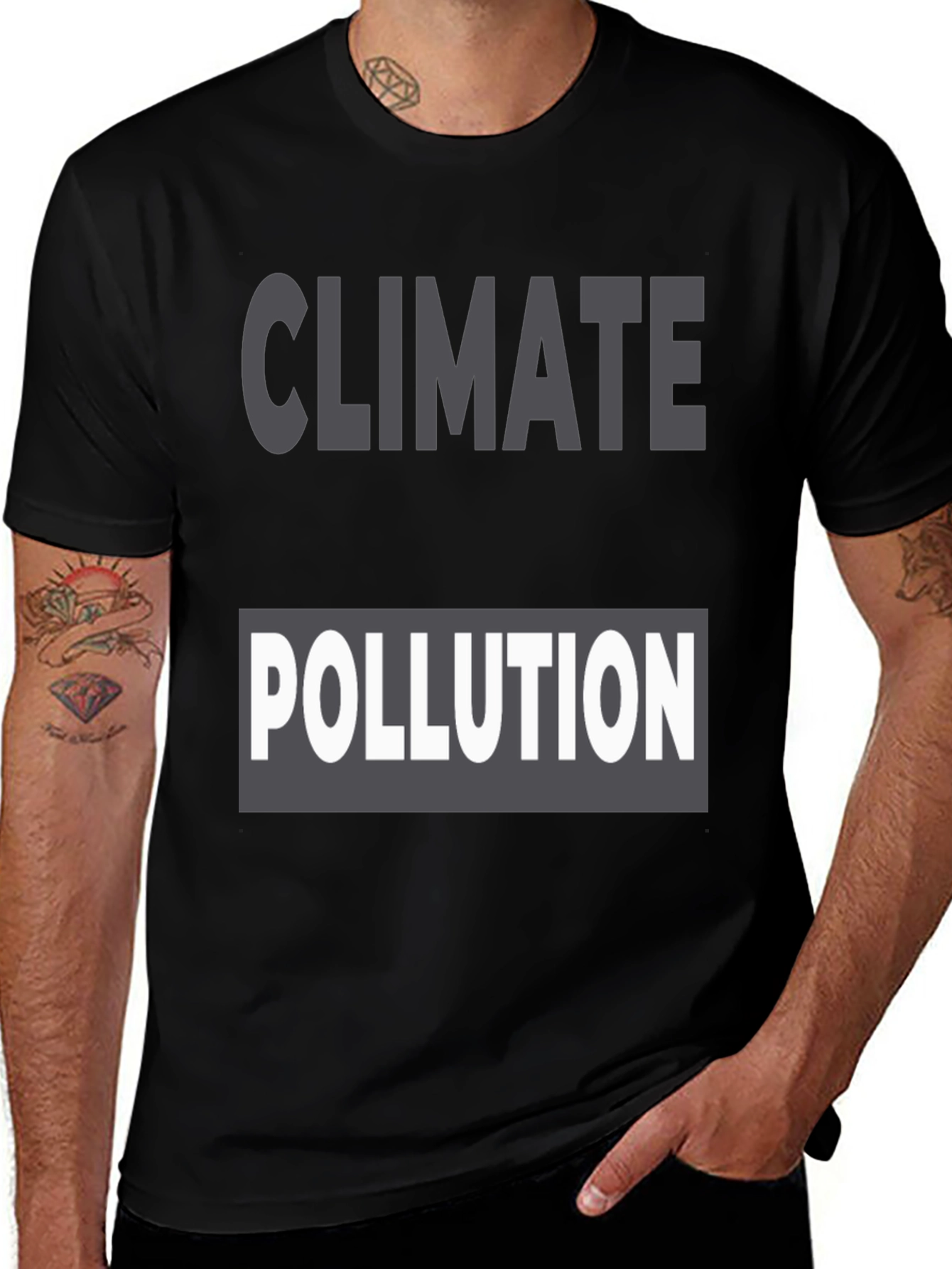 Variant 6 of Climate Pollution Awareness T-Shirt