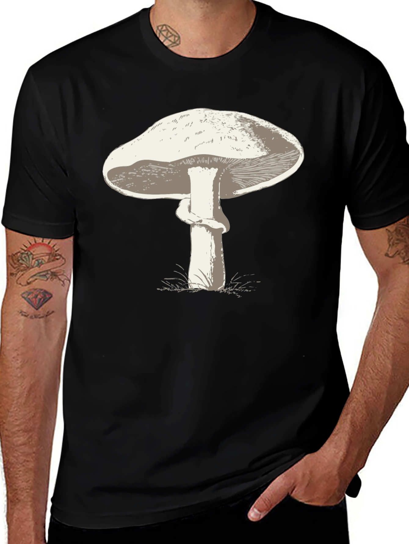 Mushroom Graphic Tee - Fungi T-Shirt