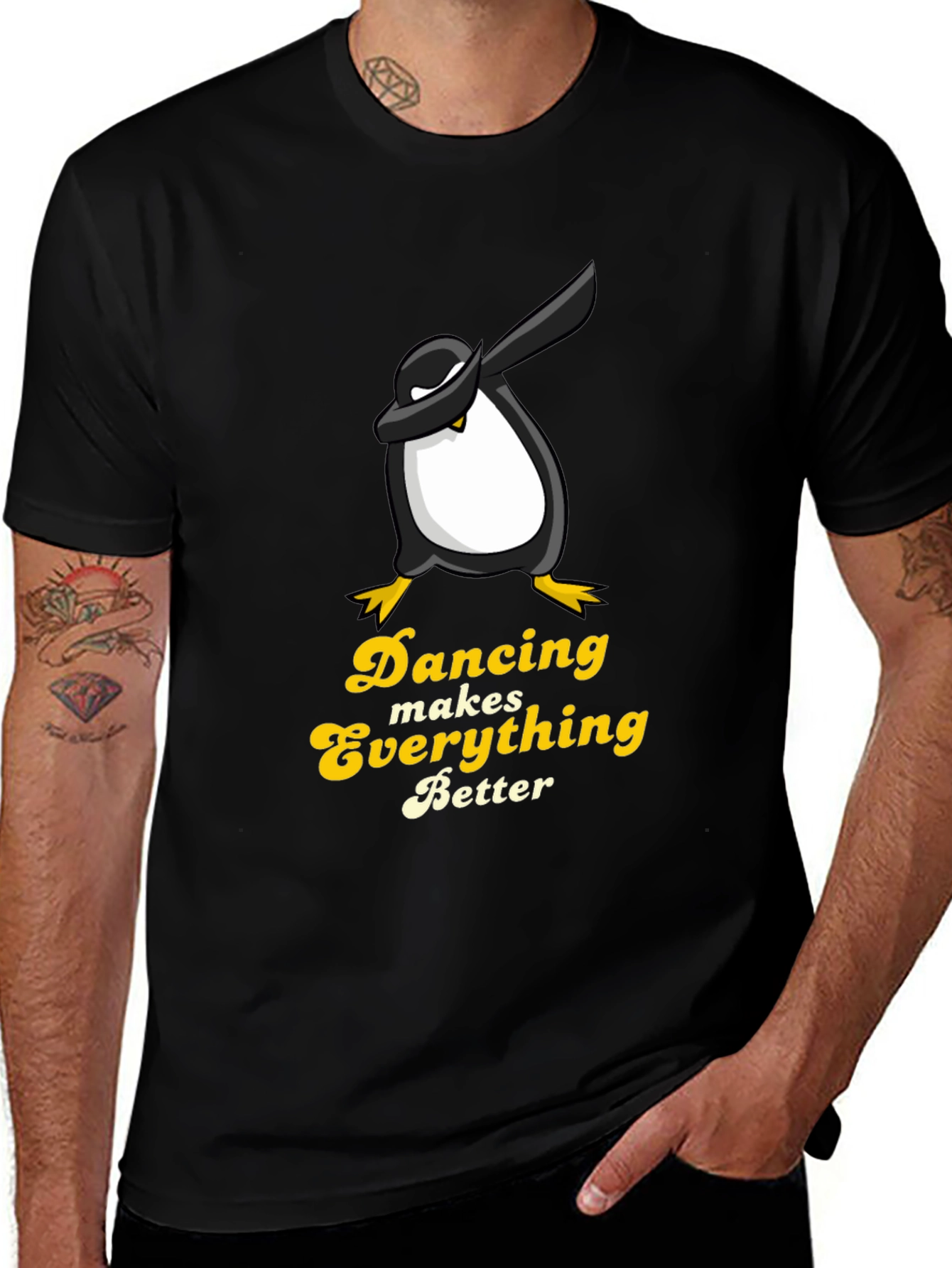 Variant 21 of Dancing Penguin T-Shirt