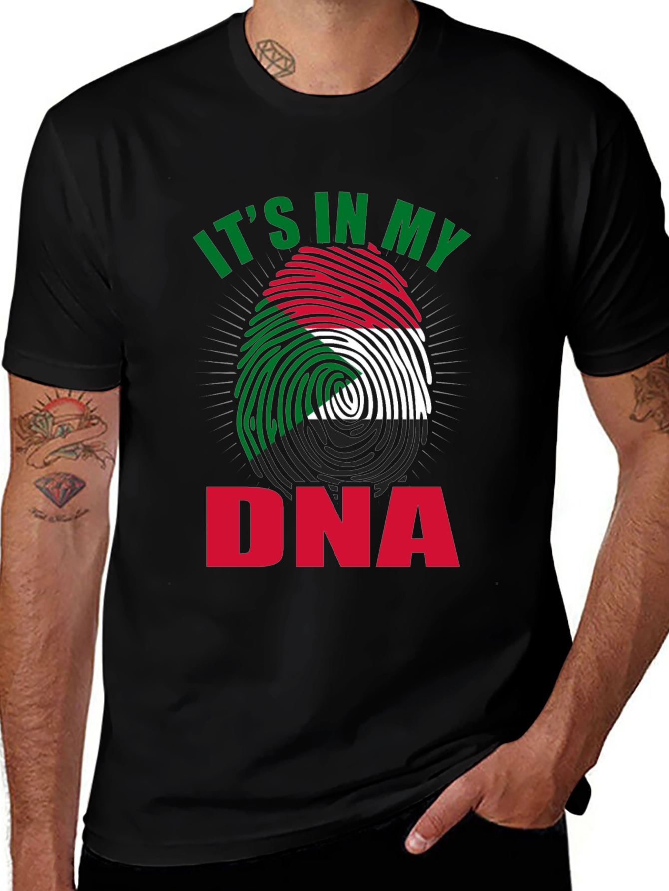 Variant 6 of Sudan Pride: "It's in My DNA" Graphic Tee