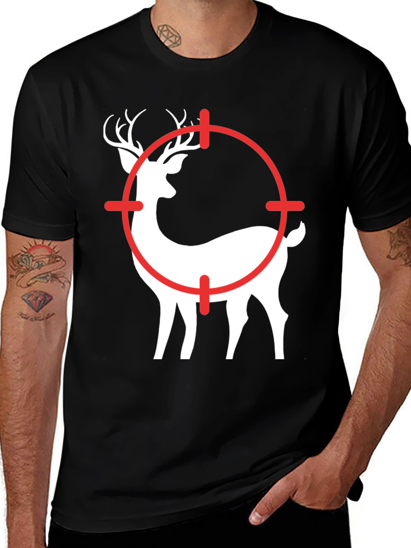 Variant 7 of Hunting Deer T-Shirt - Target Graphic Tee