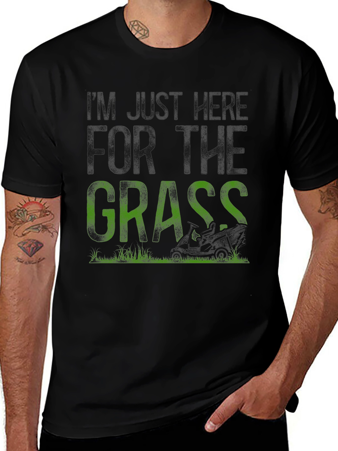 Variant 20 of Don't Make Me Cut the Grass Funny Tee