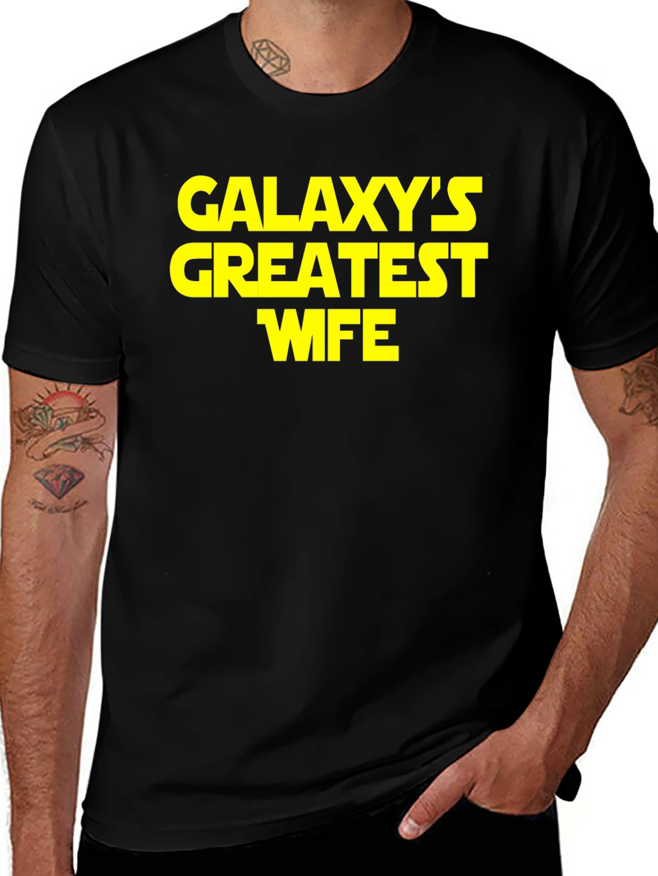 Variant 16 of Galaxy's Greatest Wife Black T-Shirt