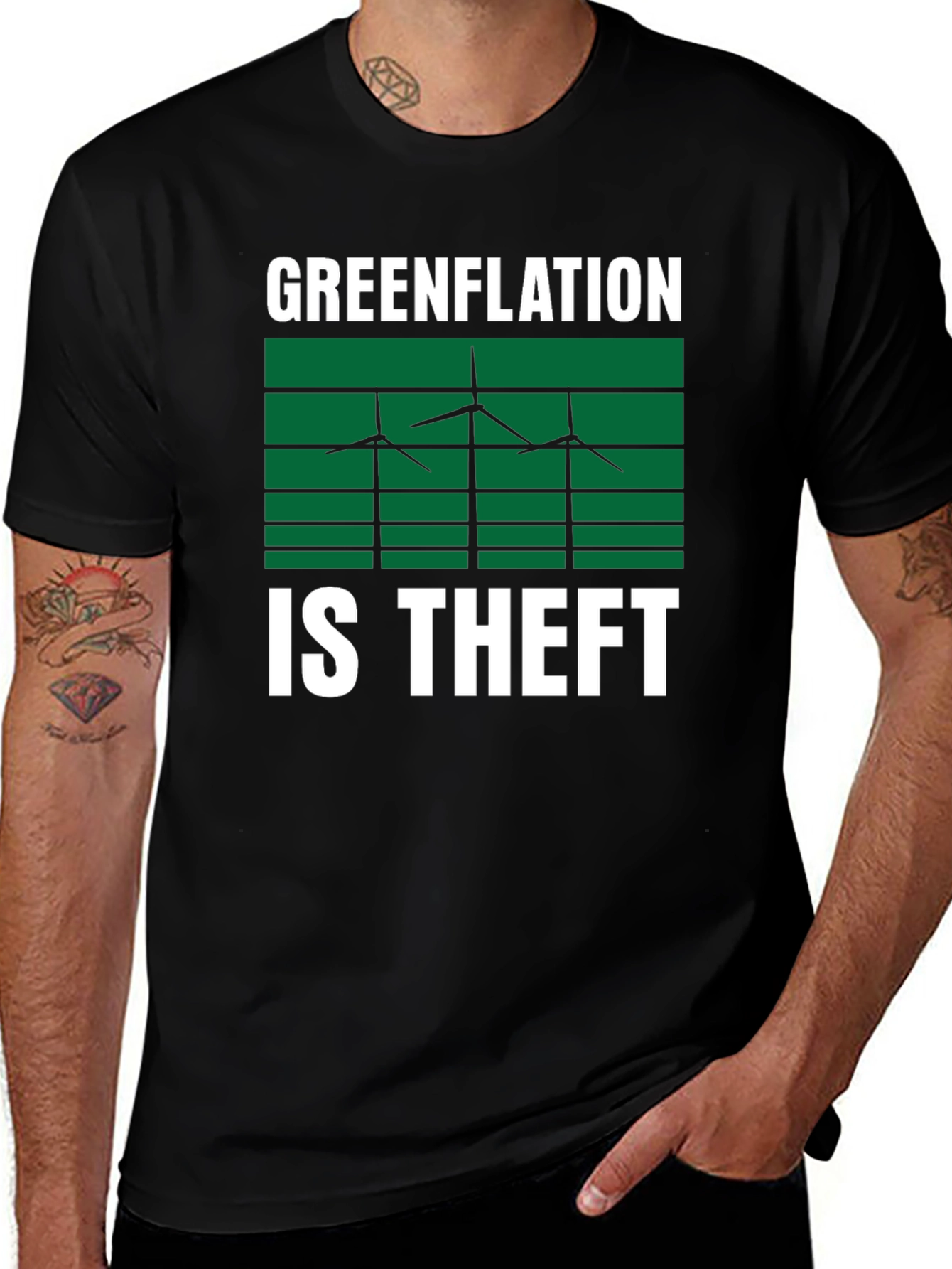 Variant 19 of Greenflation is Theft Graphic Tee