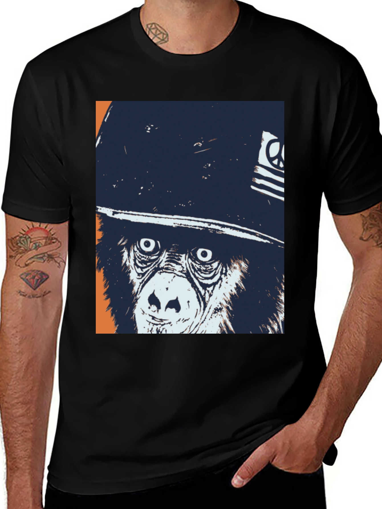 Variant 4 of Primate Peacekeeper Tee
