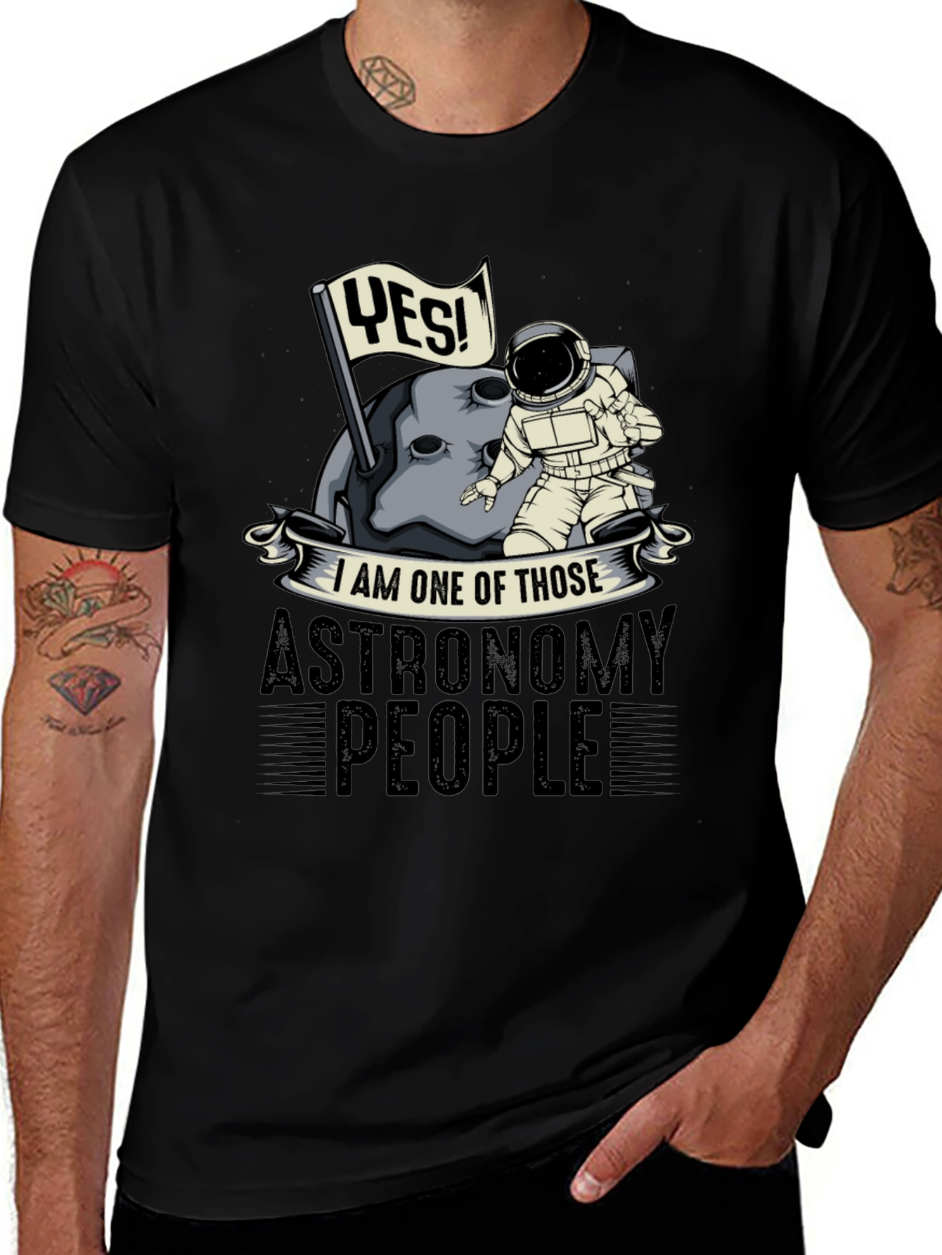 Variant 28 of Astronomy People Graphic T-Shirt