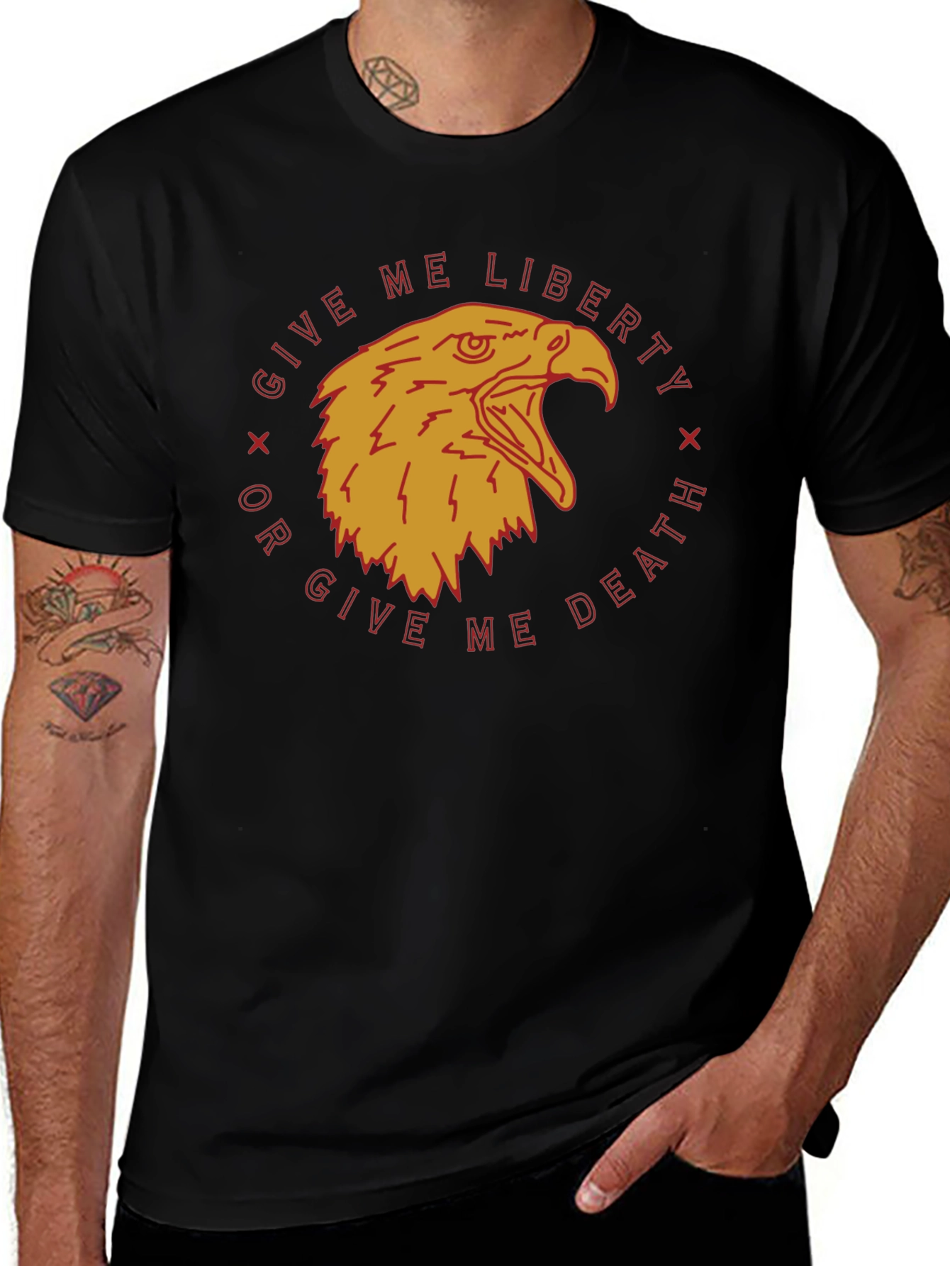 Variant 19 of Give Me Liberty Eagle Graphic Tee