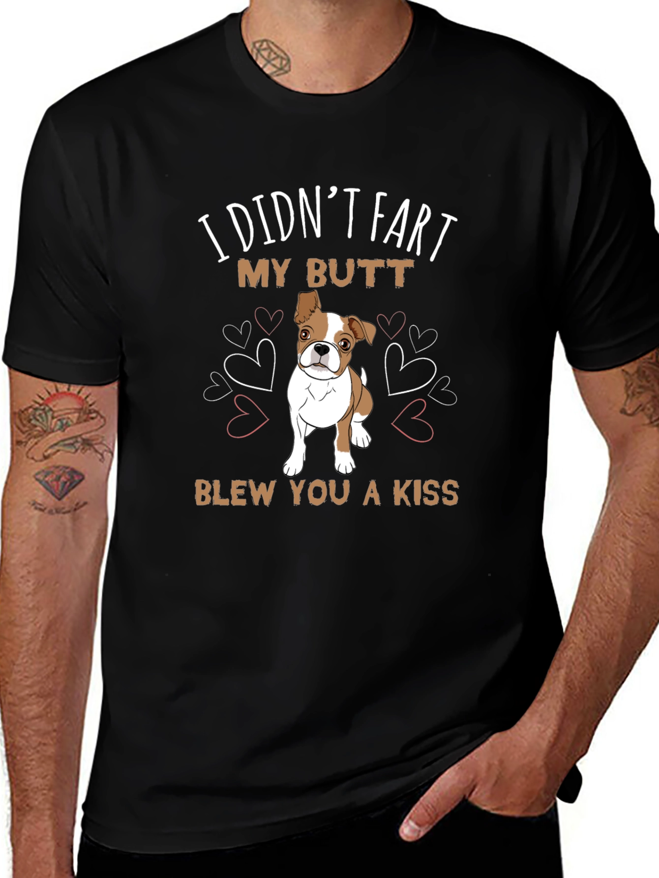 Variant 19 of I Didn't Fart, My Butt Blew You a Kiss T-Shirt