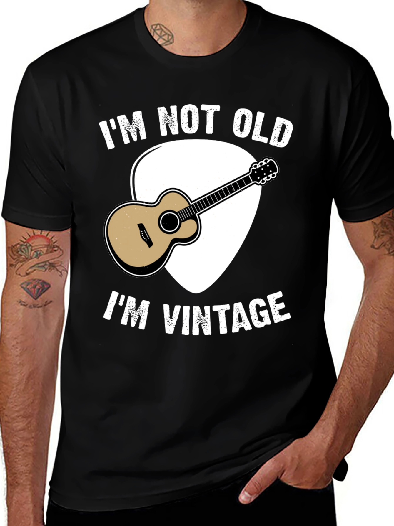 Variant 7 of I'm Not Old, I'm Vintage Guitar T-Shirt