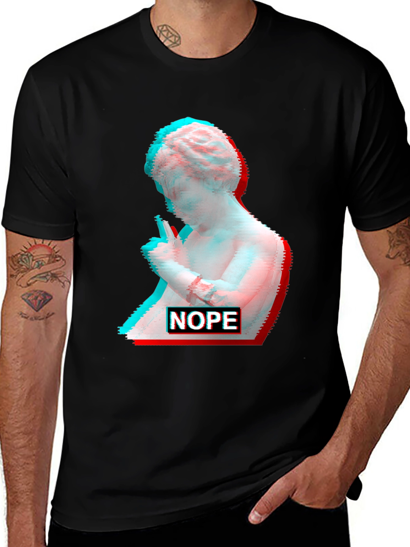 Variant 5 of Glitch Art Venus T-Shirt - Nope