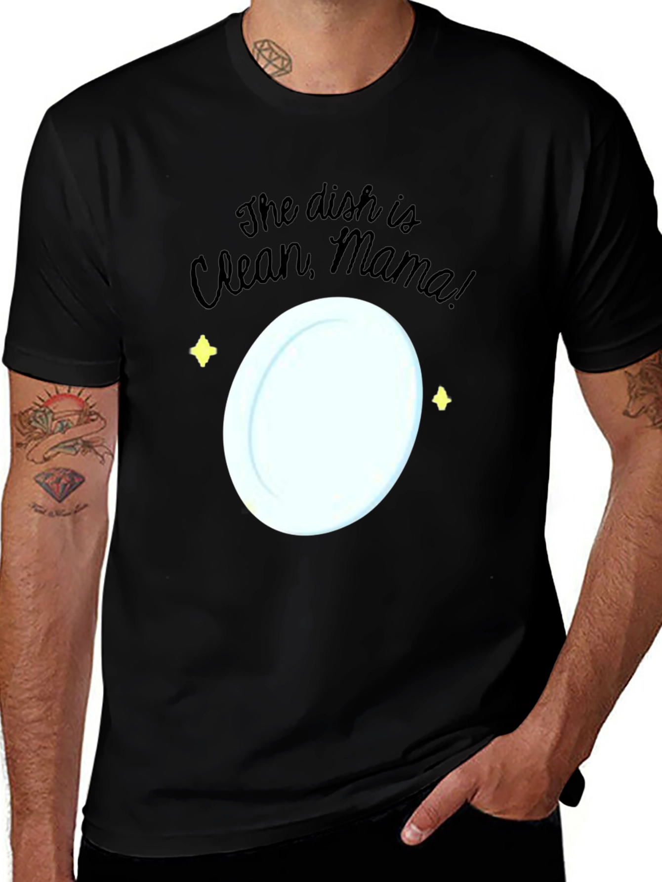 Variant 4 of The Dish Is Clean Mama Graphic Tee