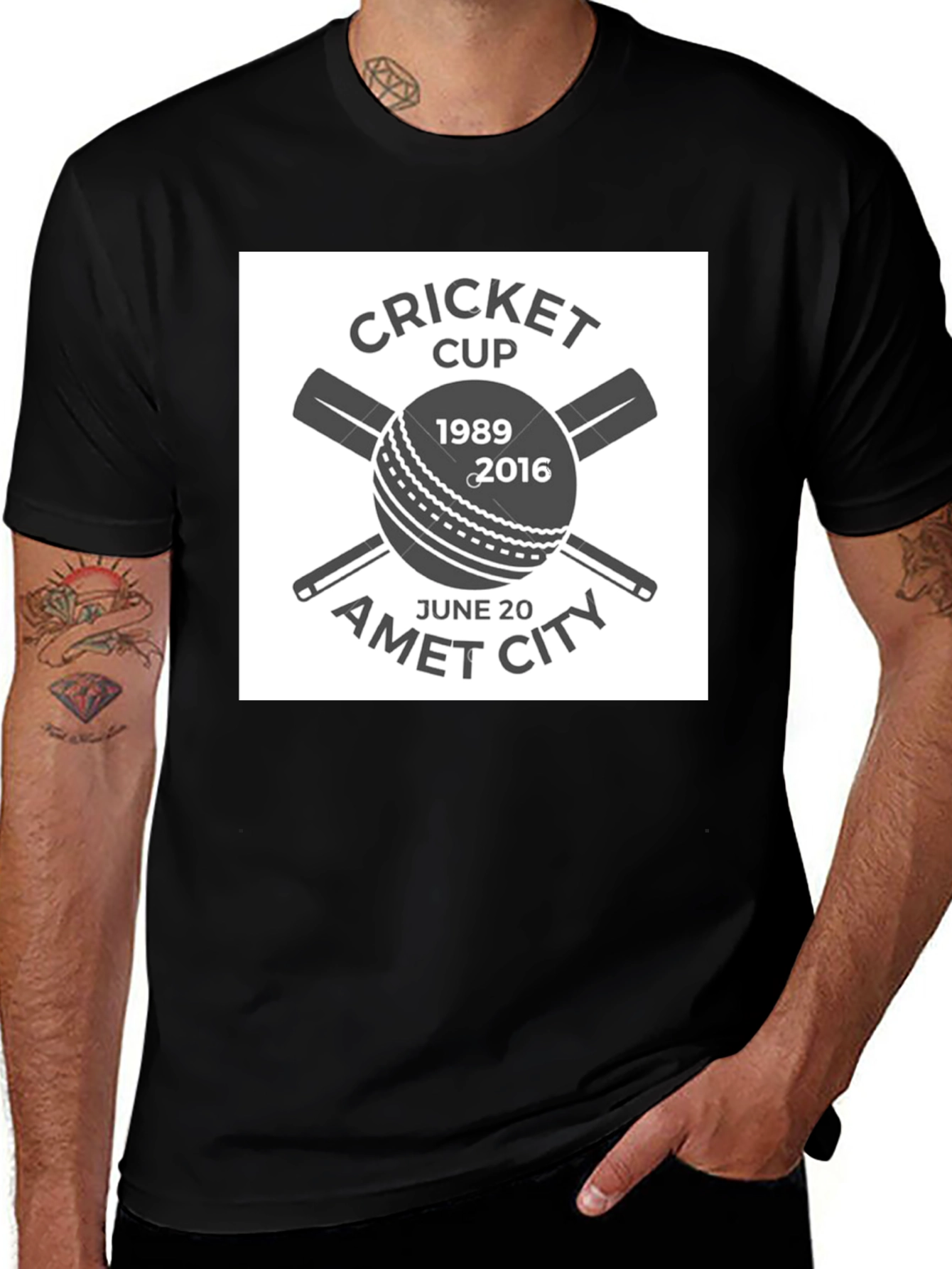 Variant 10 of Cricket Cup T-Shirt