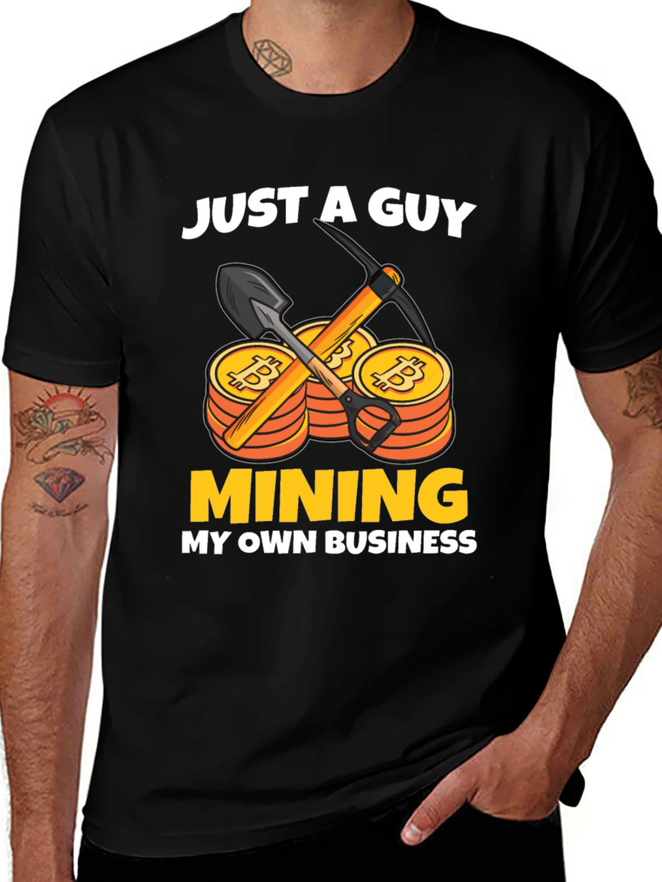Variant 6 of Just A Guy Mining My Own Business T-Shirt