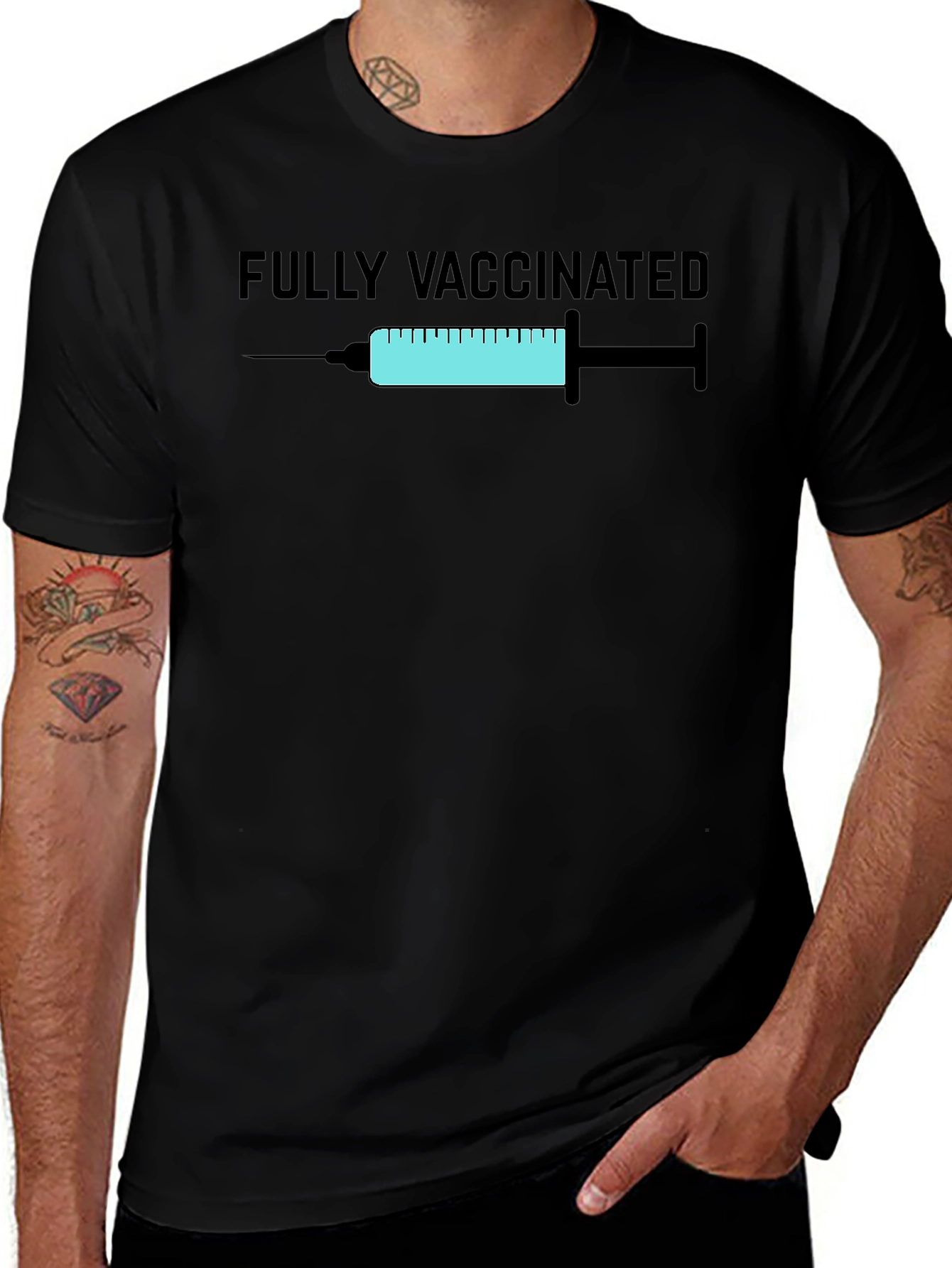 Variant 12 of Fully Vaccinated T-Shirt | Vaccine Tee