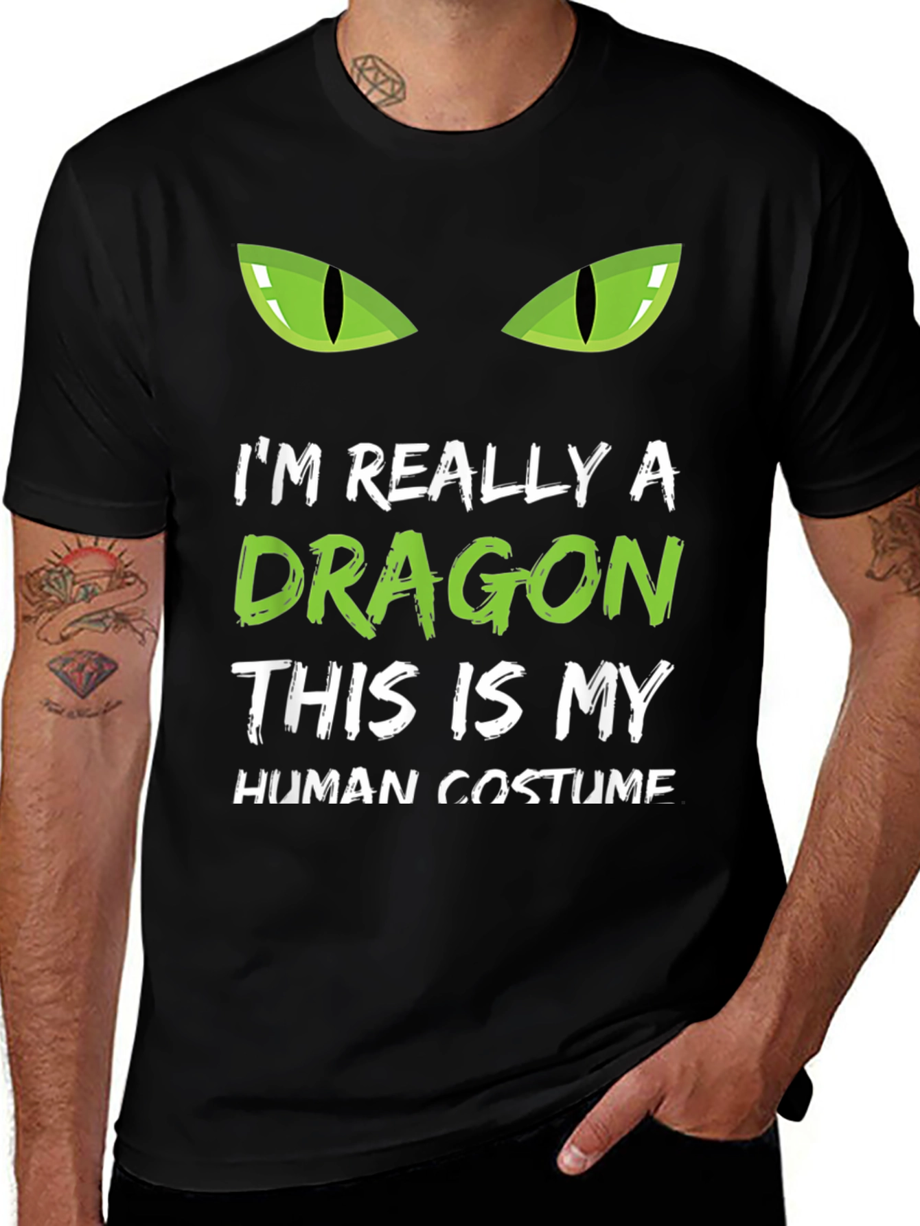 Variant 30 of I'm Really A Dragon T-Shirt - Funny Costume Tee