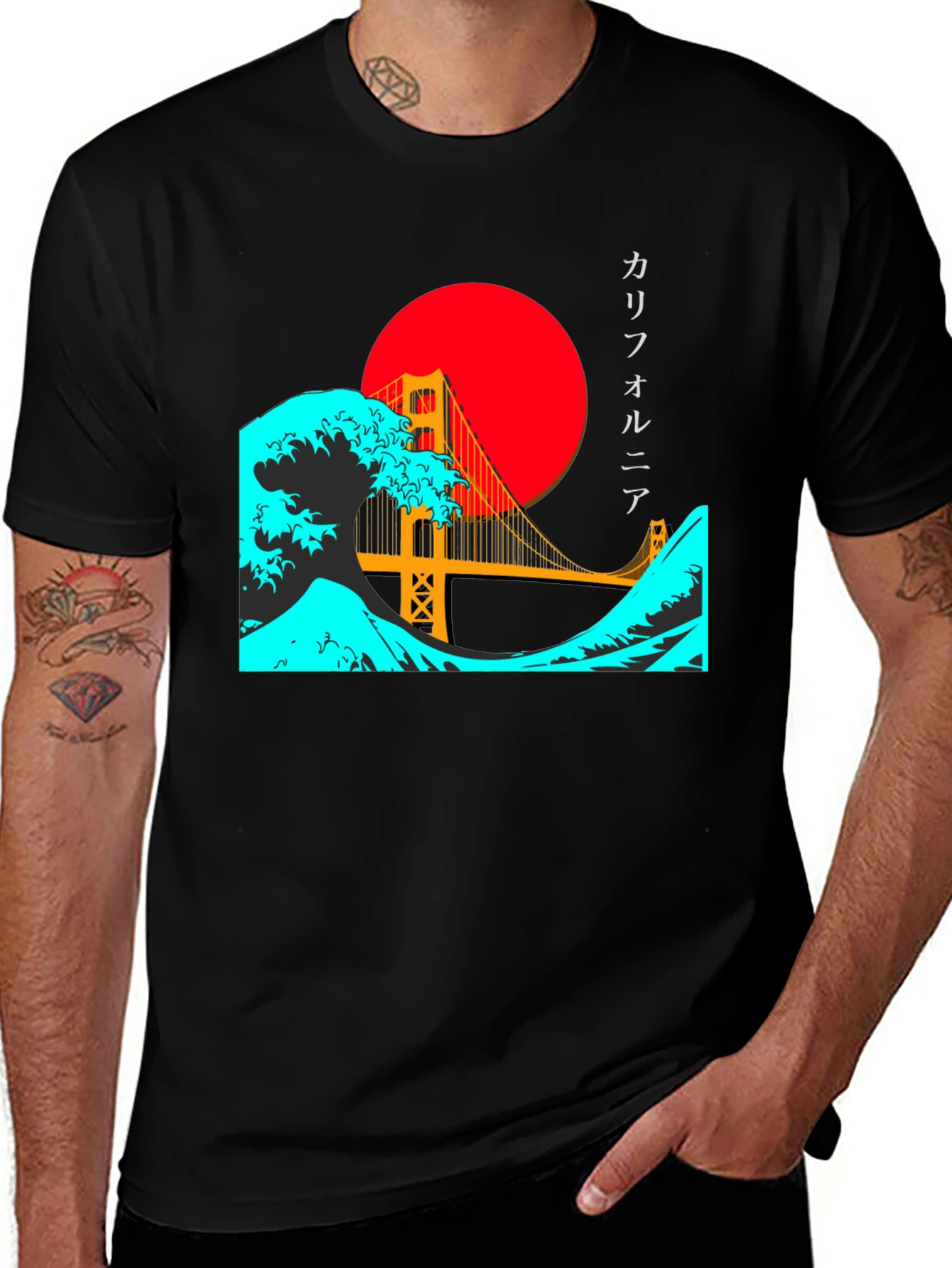 Variant 10 of California Wave Retro T-Shirt