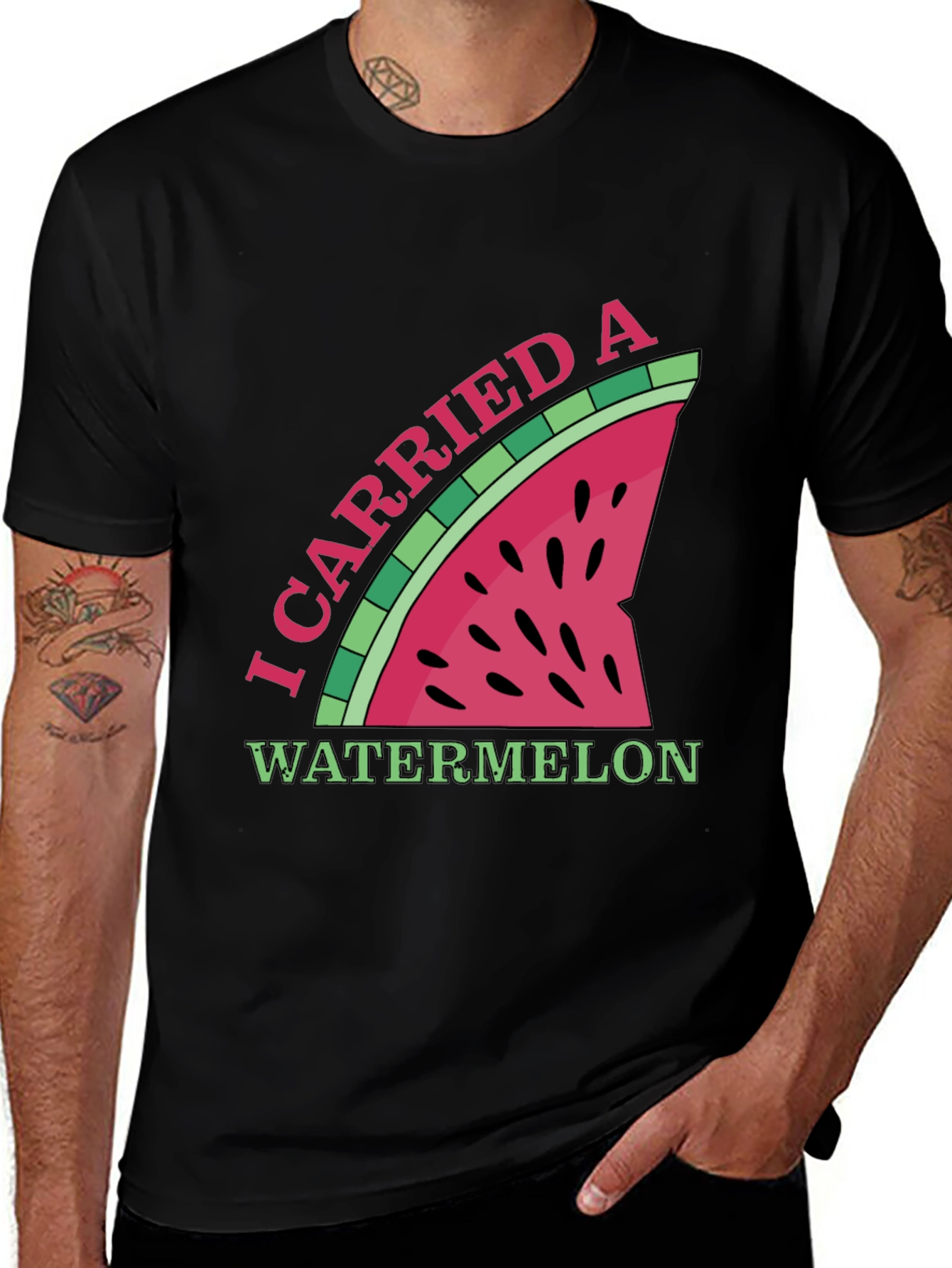 Variant 10 of I Carried a Watermelon T-Shirt - Classic Movie Quote