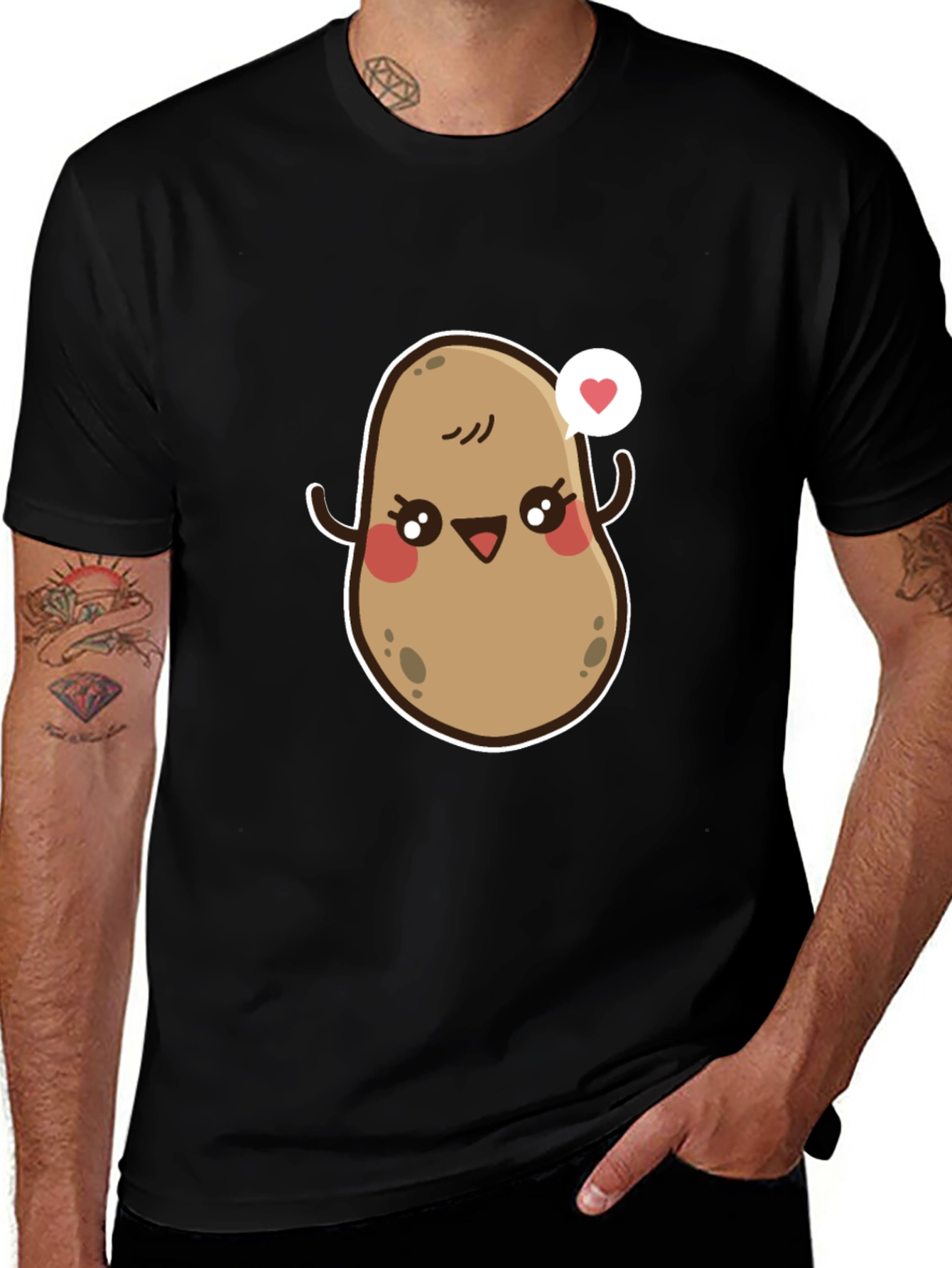 Variant 24 of Cute Potato Love T-Shirt