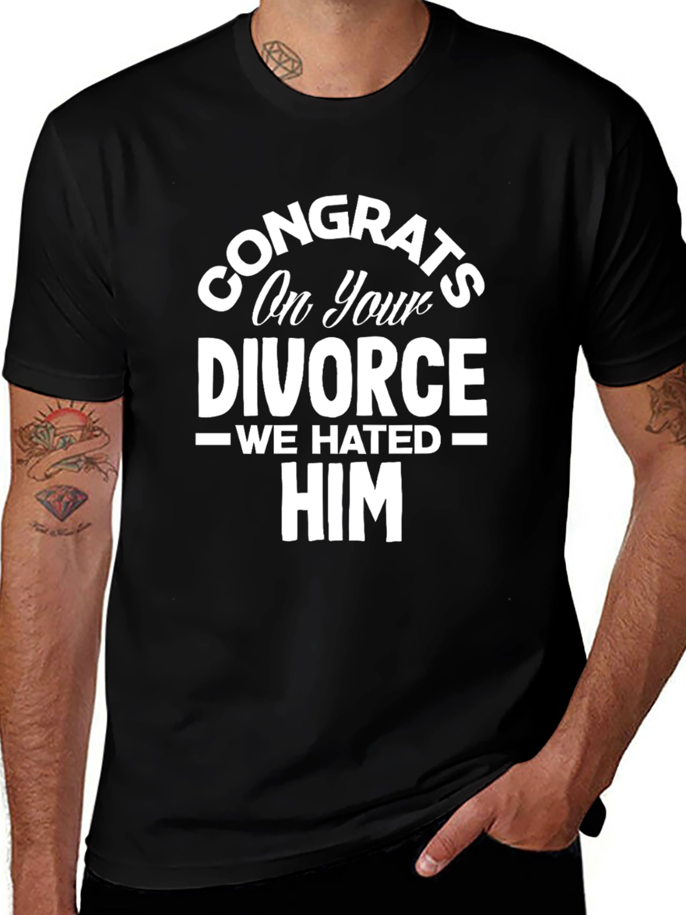 Variant 16 of Congrats On Your Divorce Funny T-Shirt