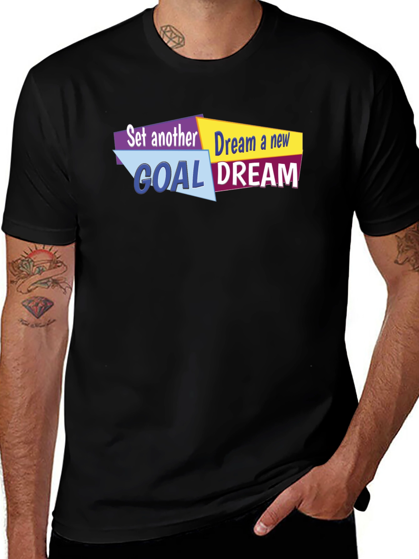Variant 14 of Goal Dream T-Shirt - Motivational Graphic Tee