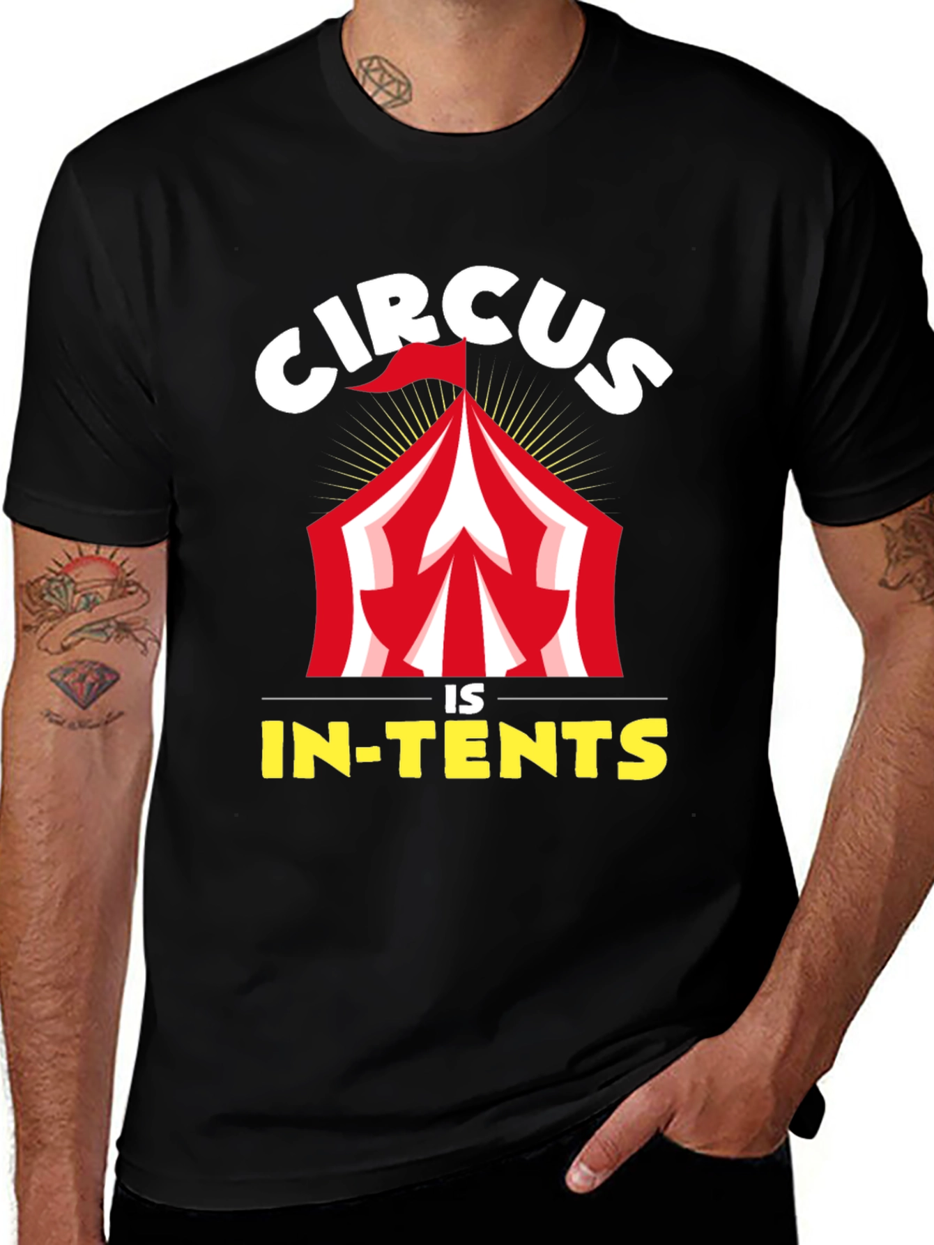 Variant 11 of Circus In-Tents Graphic T-Shirt