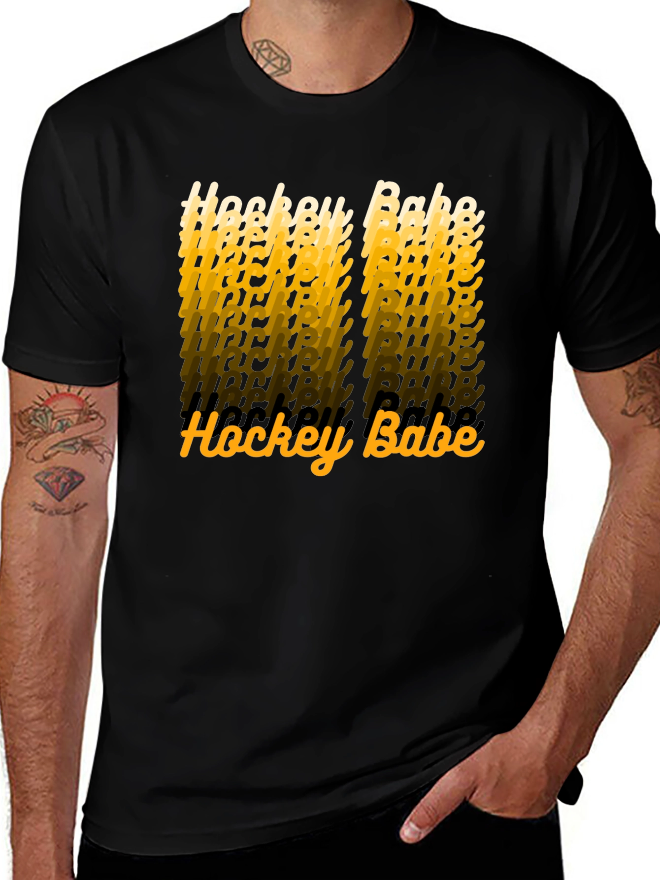 Variant 29 of Hockey Babe T-Shirt - Graphic Tee