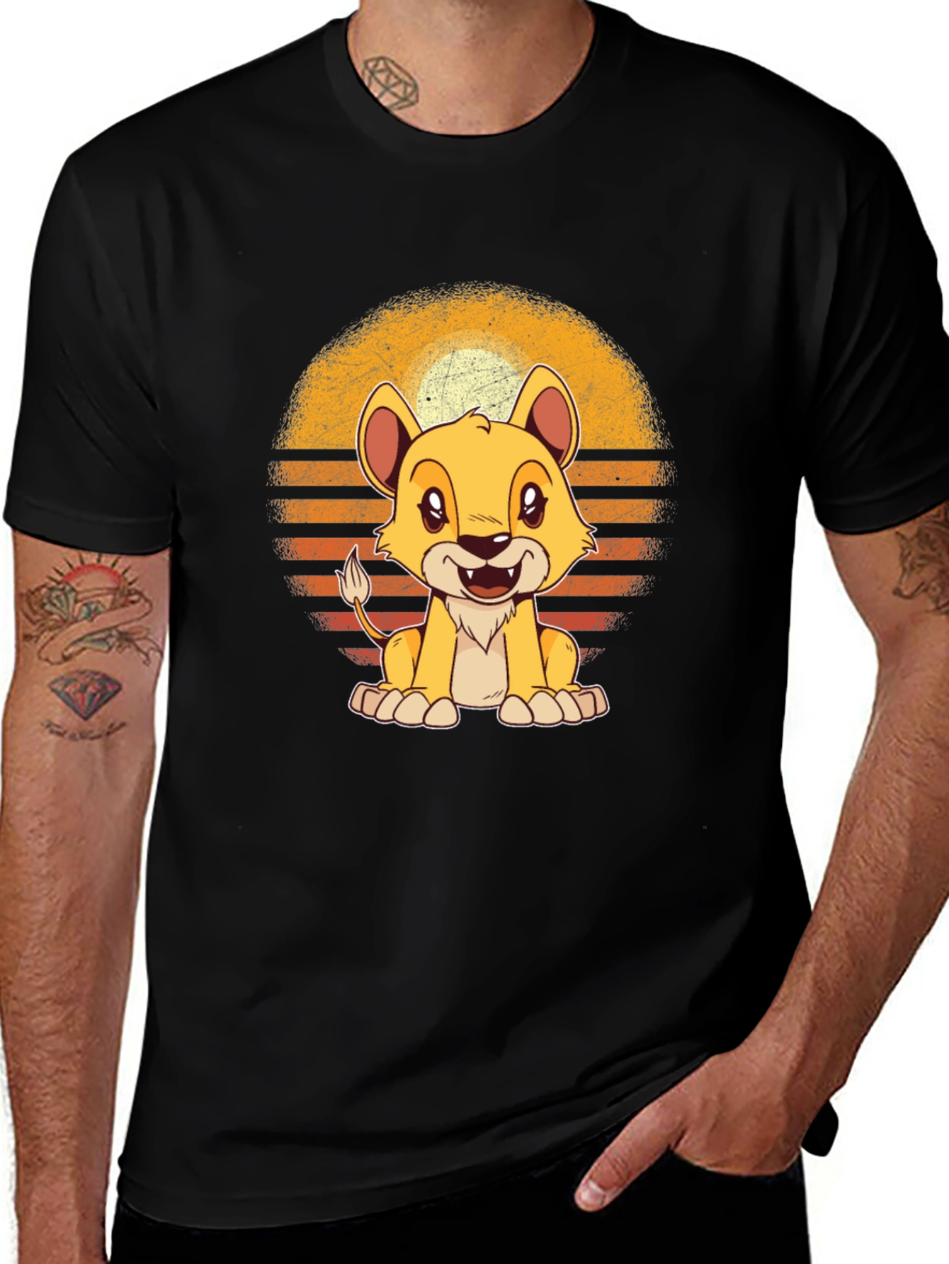 Variant 28 of Lion King Sunset Graphic Tee