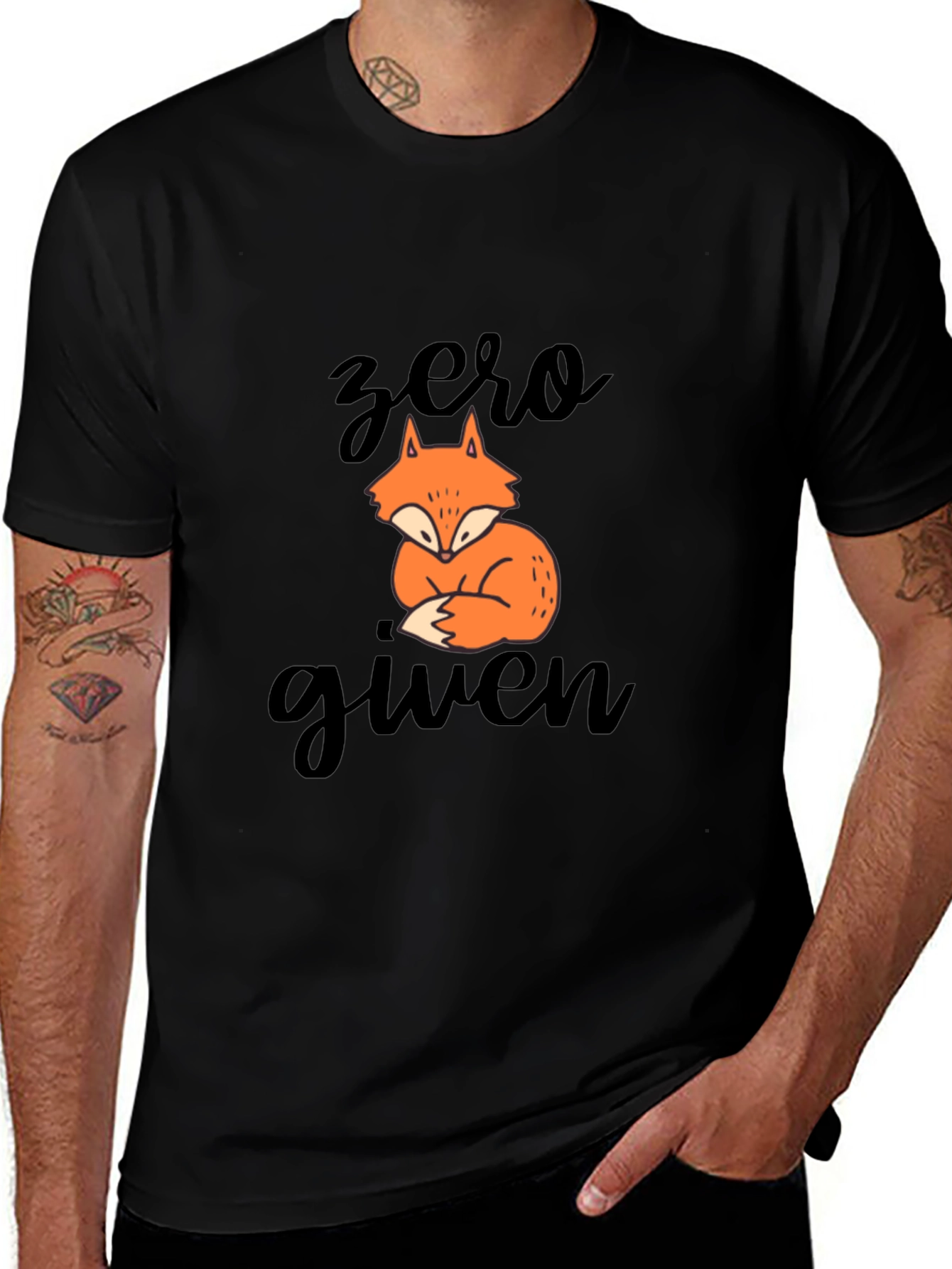 Variant 25 of Zero Fox Given Graphic T-Shirt - Black Tee